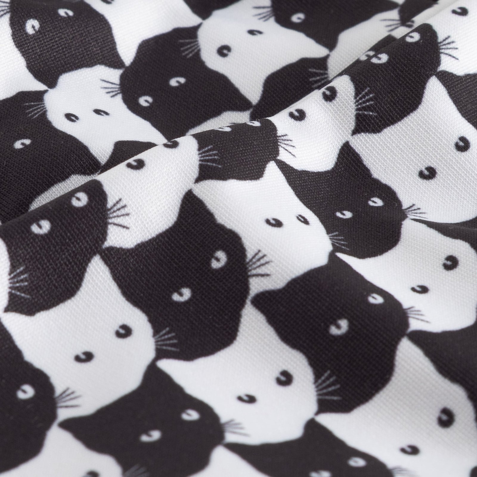 Bikini Bottoms Sanda Pepita Cats Black