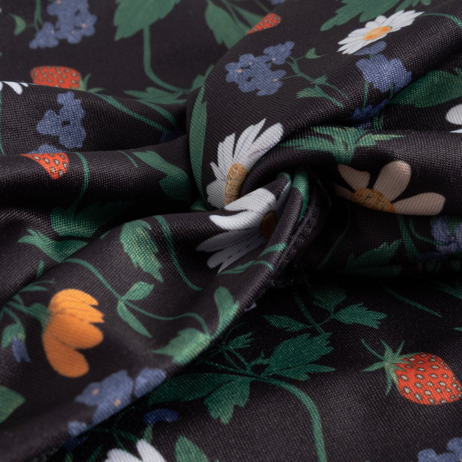 Bikini Top Gullholma Strawberry Field Black