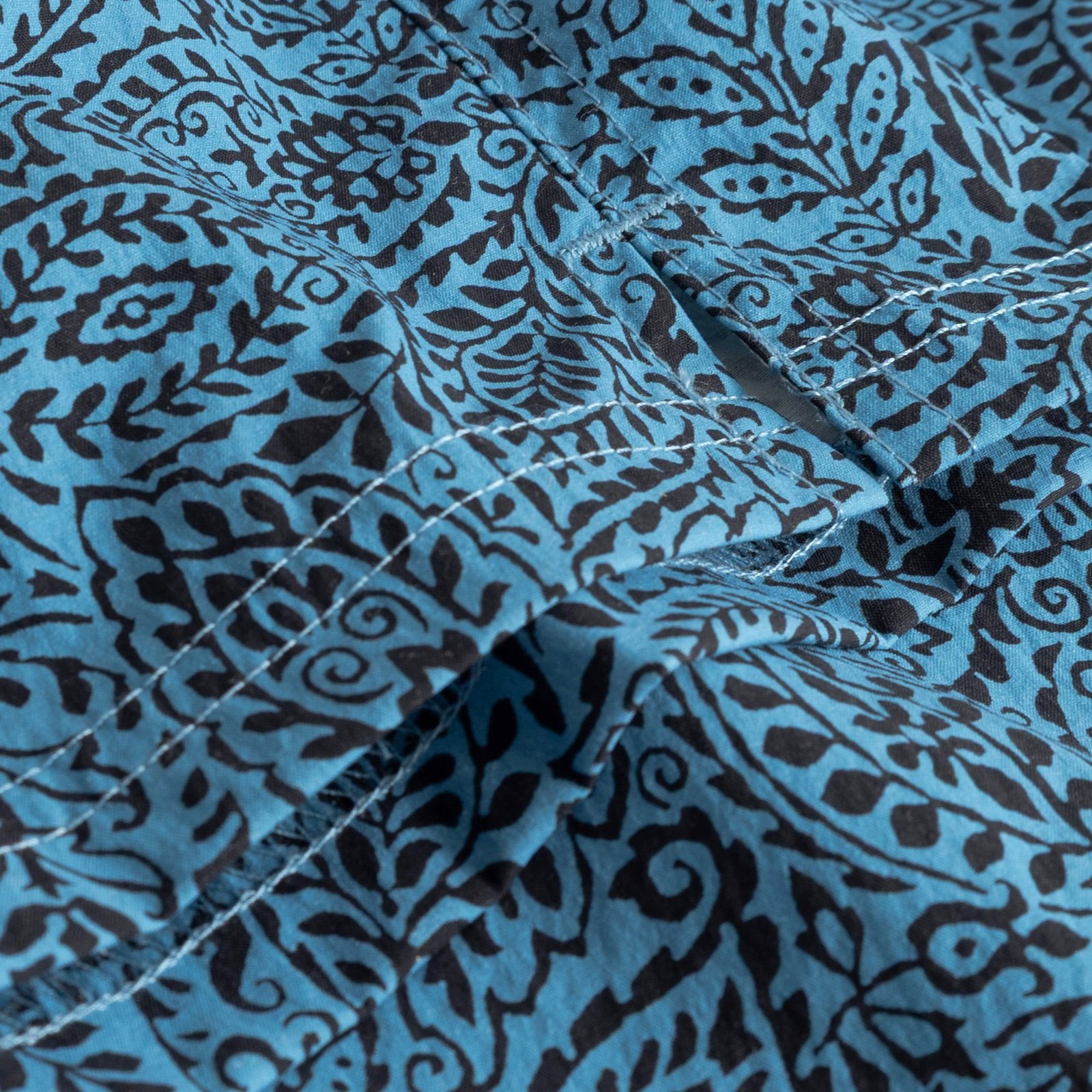 Swim Shorts Birka Paisley Leaf Blue