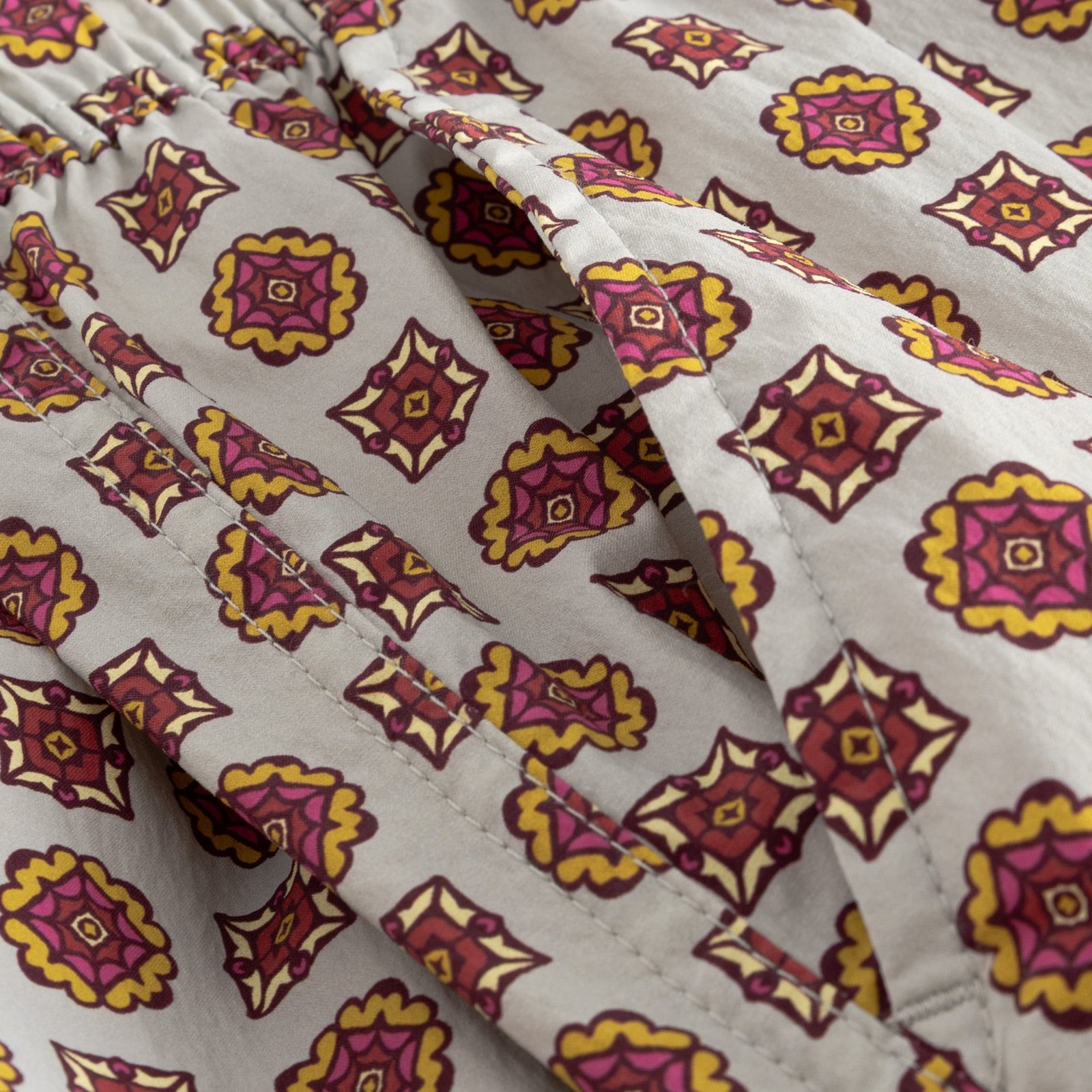 Swim Shorts Birka Medallion Checks Multi Color