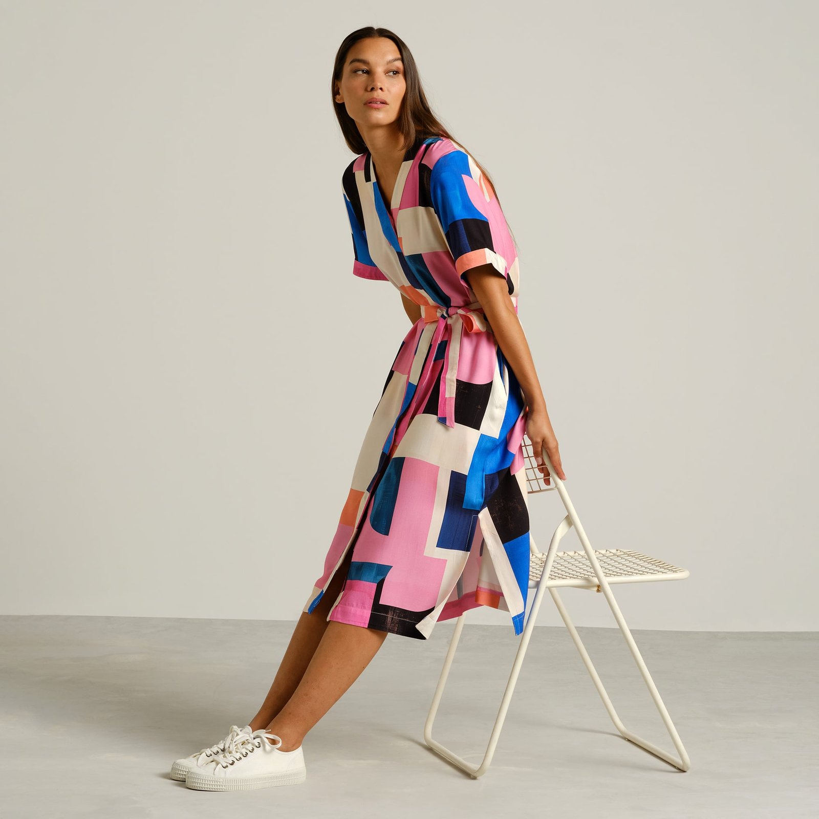Dress Kallvik Abstract Block Multi Color