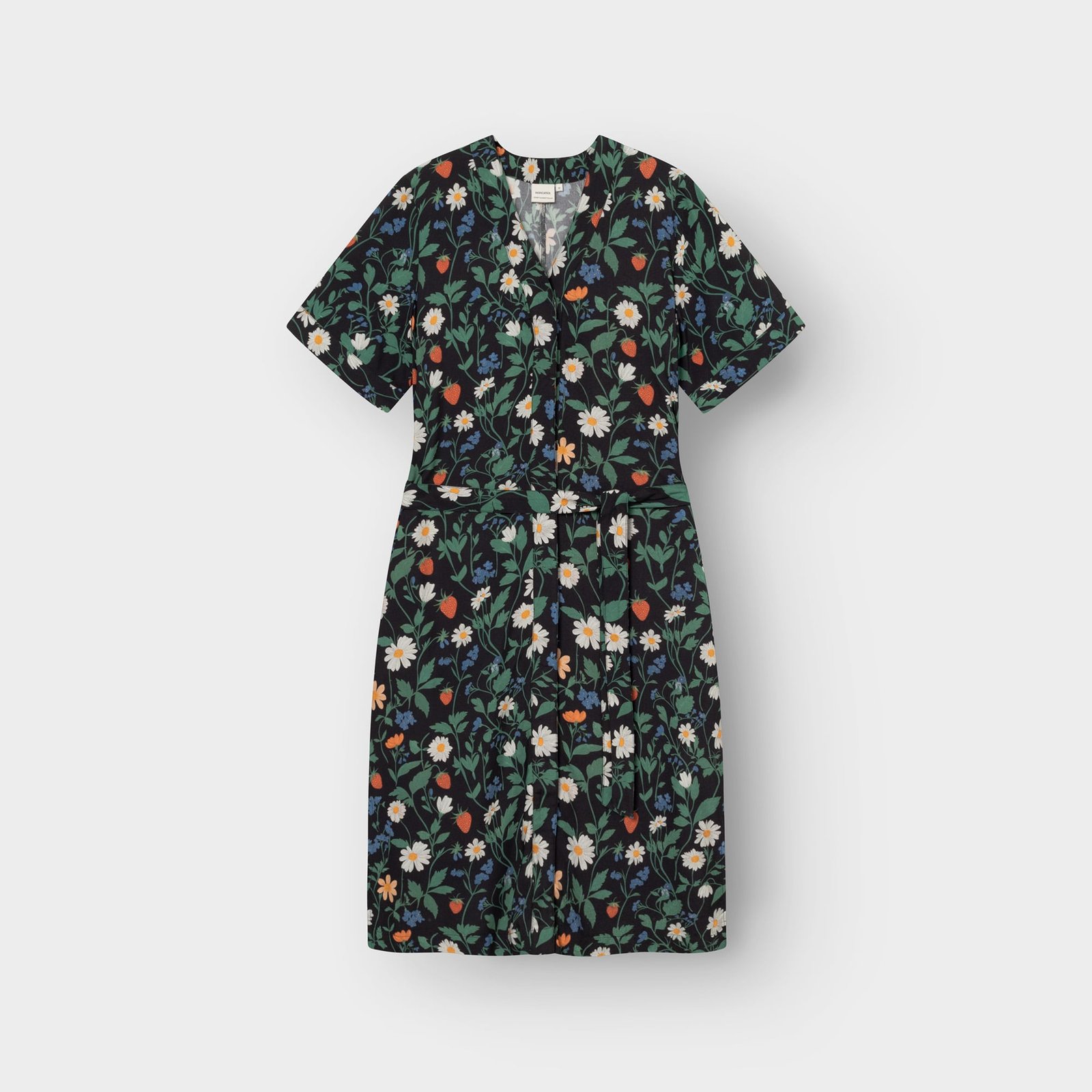 Dress Kallvik Strawberry Field Black
