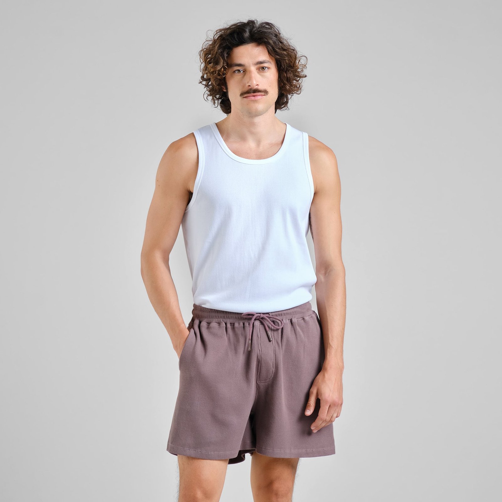 Shorts Essingen Waffle Sparrow Brown