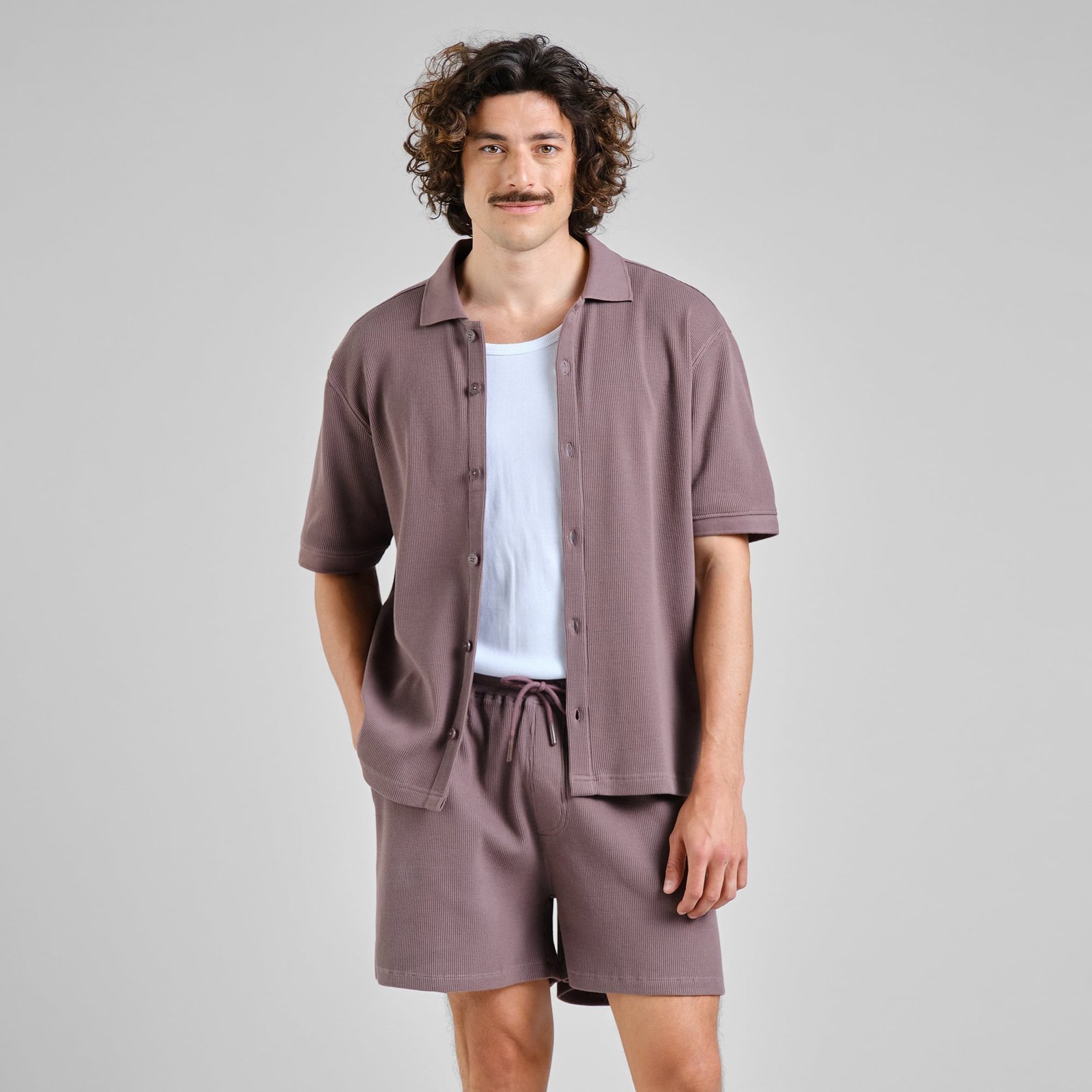 Shorts Essingen Waffle Sparrow Brown