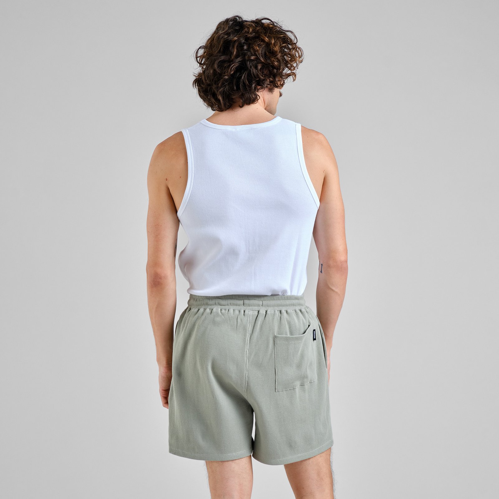 Shorts Essingen Waffle Iceberg Green