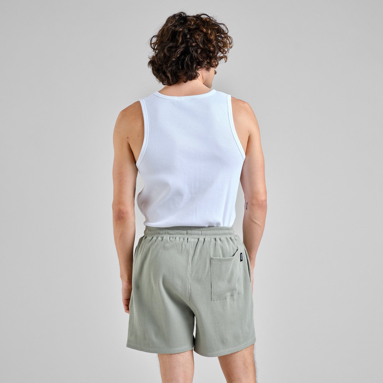 Shorts Essingen Waffle Iceberg Green