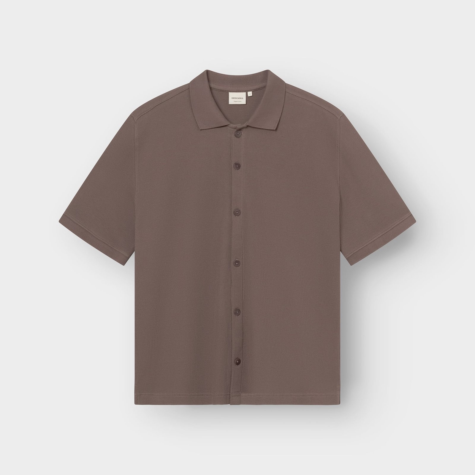 Shirt Falkvik Waffle Sparrow Brown
