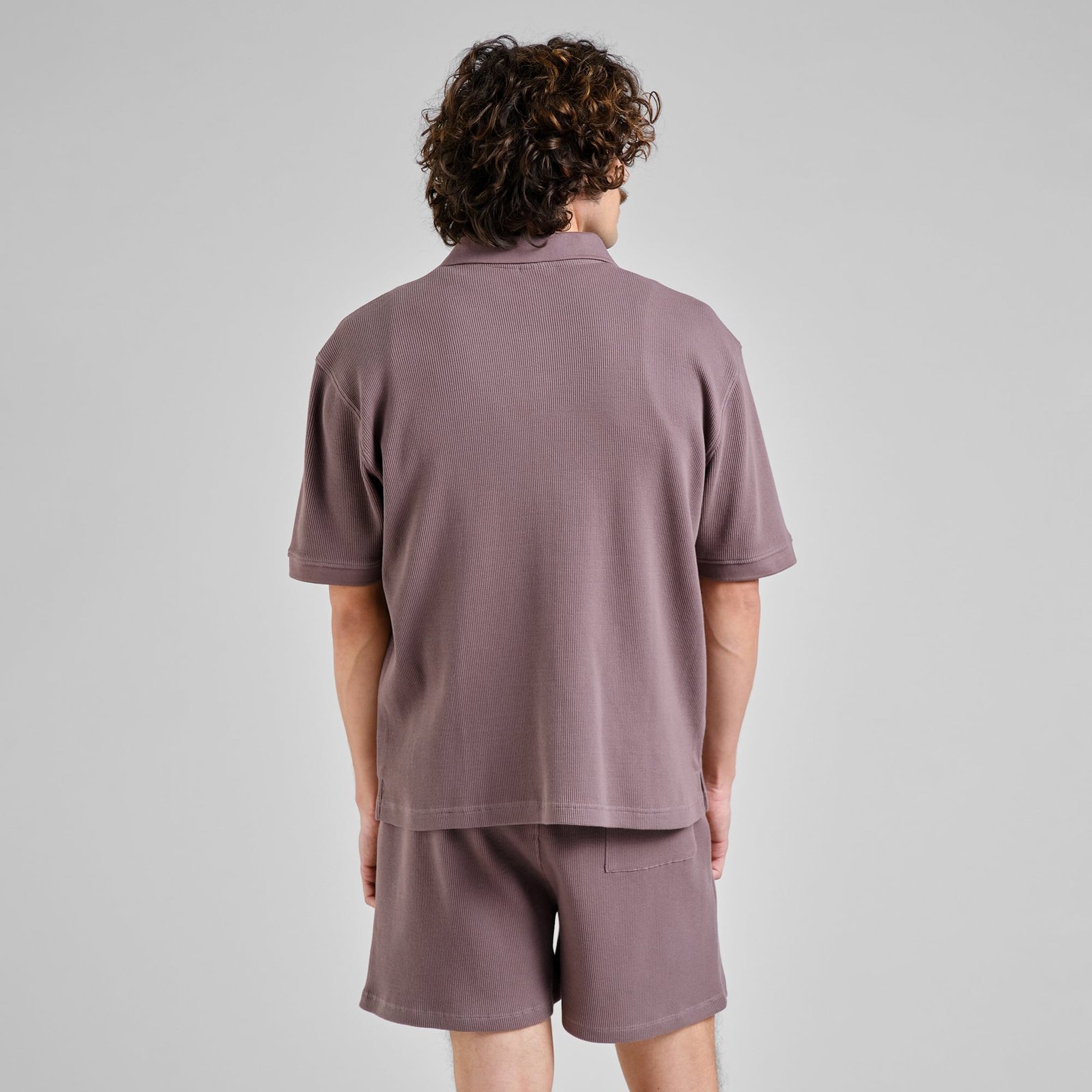 Shirt Falkvik Waffle Sparrow Brown