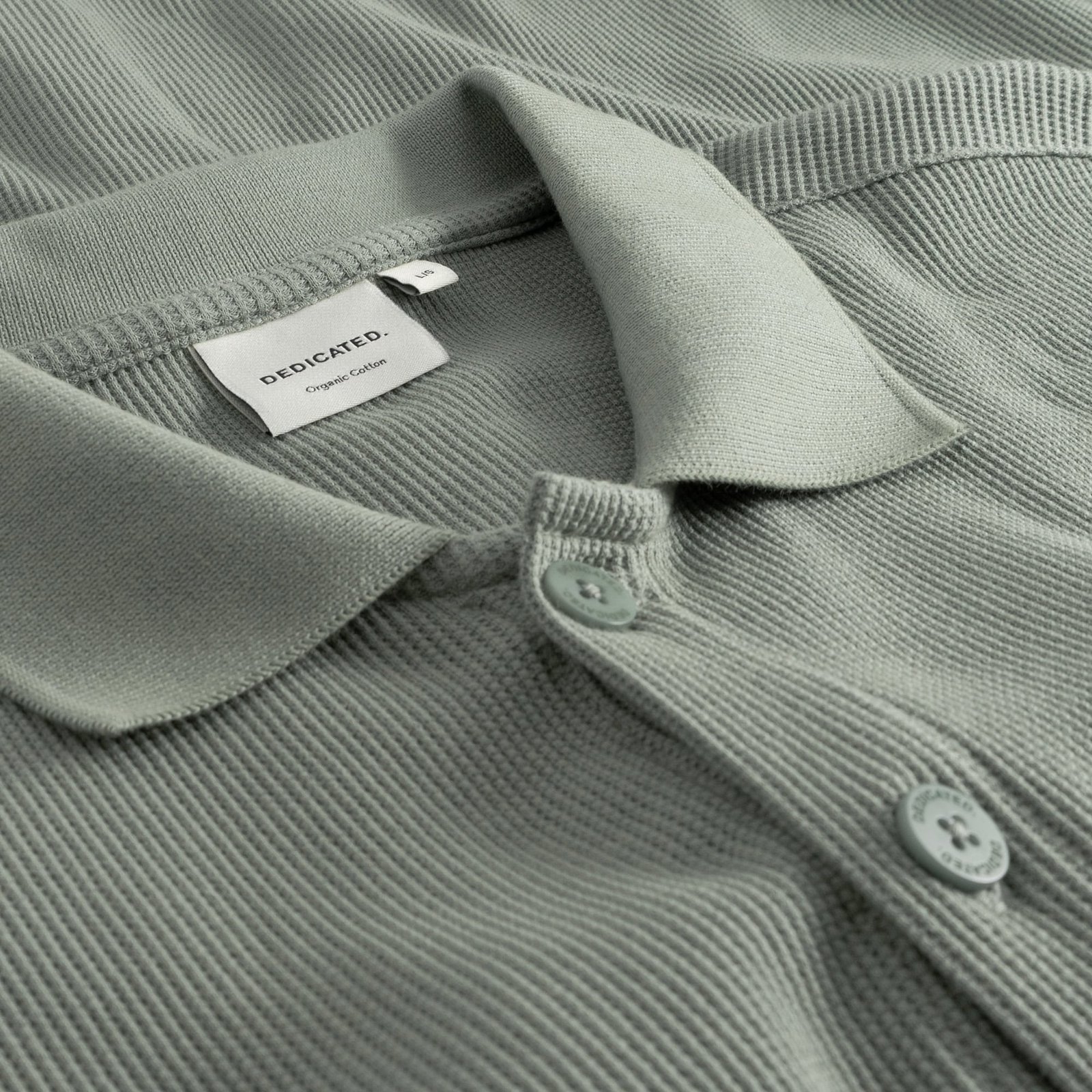 Shirt Falkvik Waffle Iceberg Green