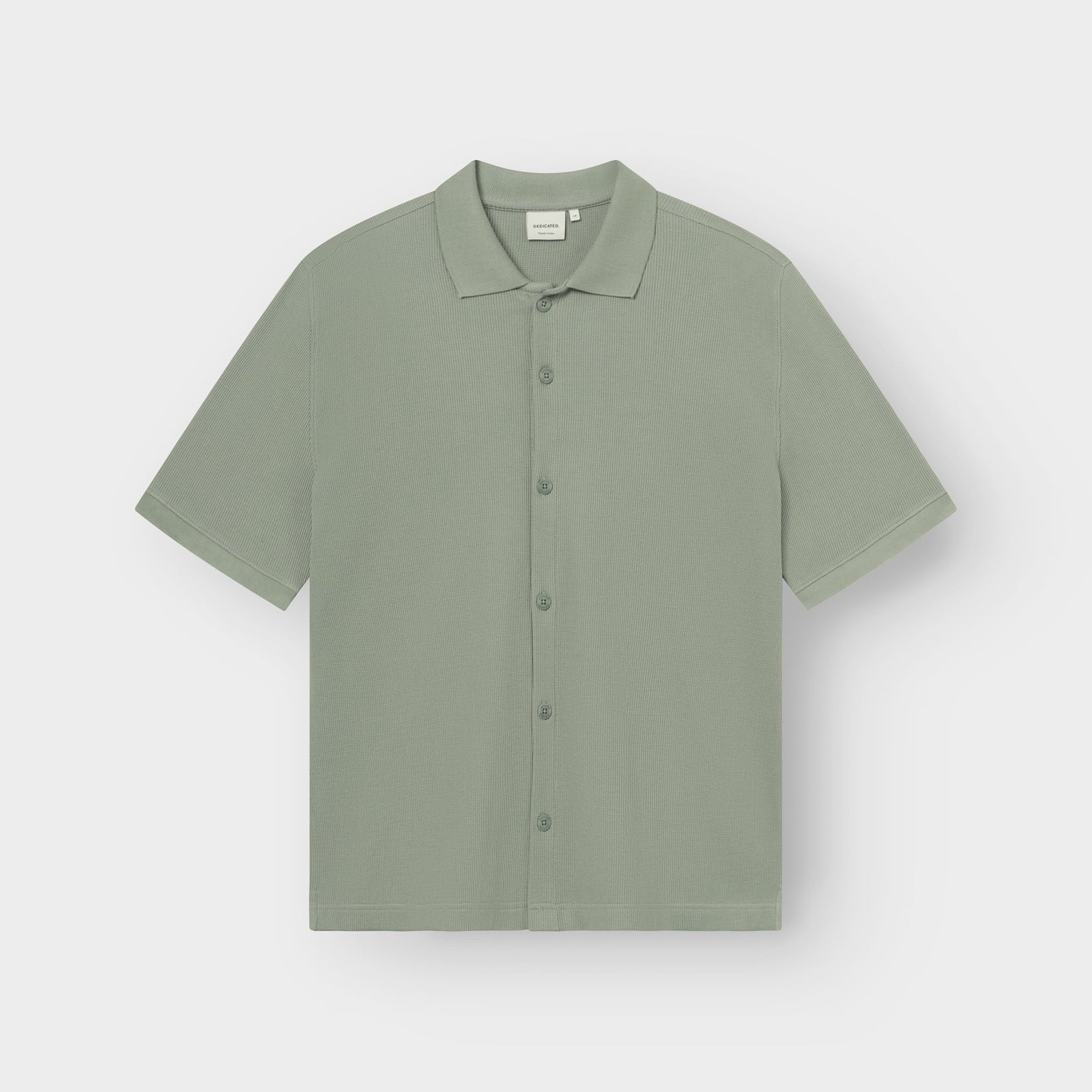 Shirt Falkvik Waffle Iceberg Green