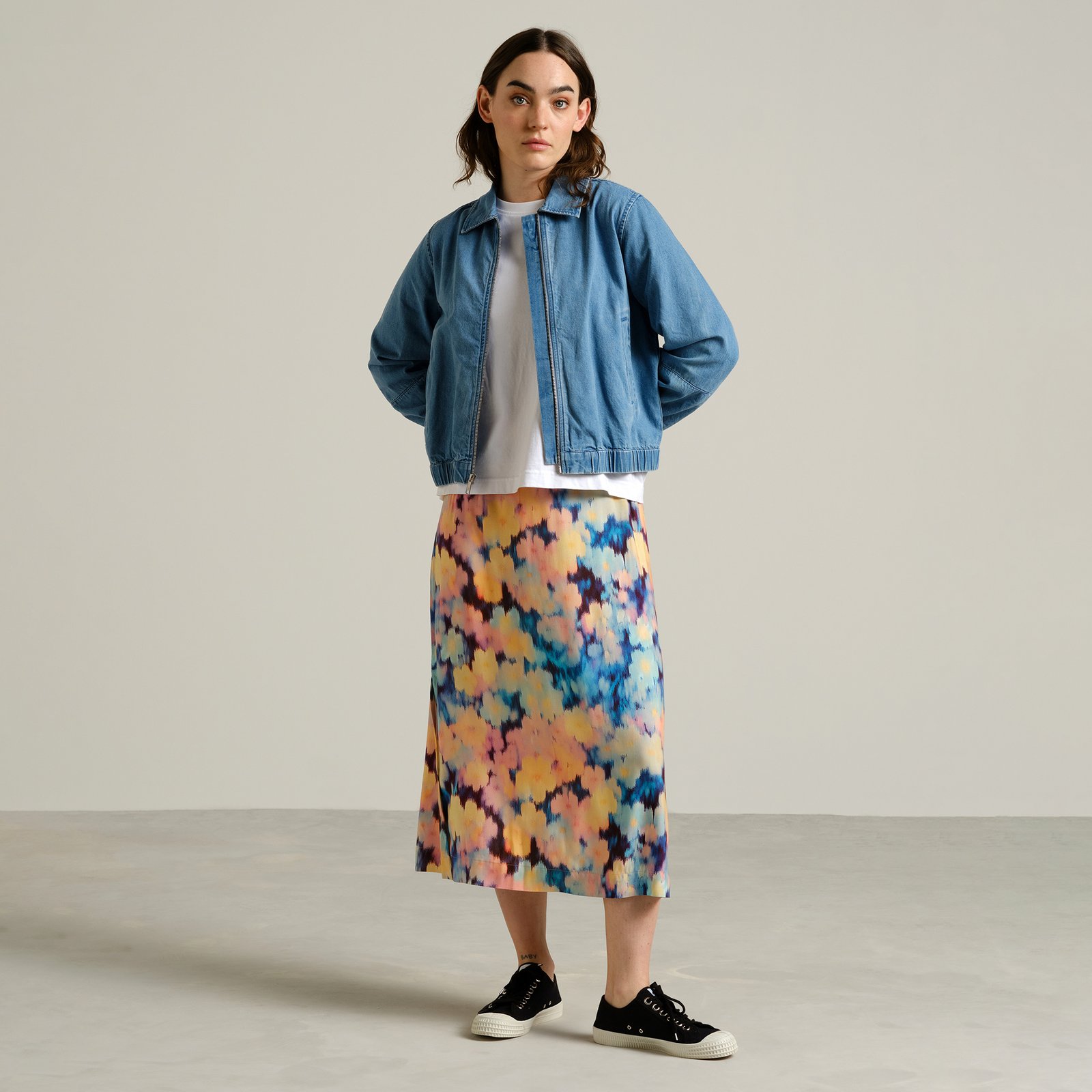 Skirt Viken Ikat Field Multi Color