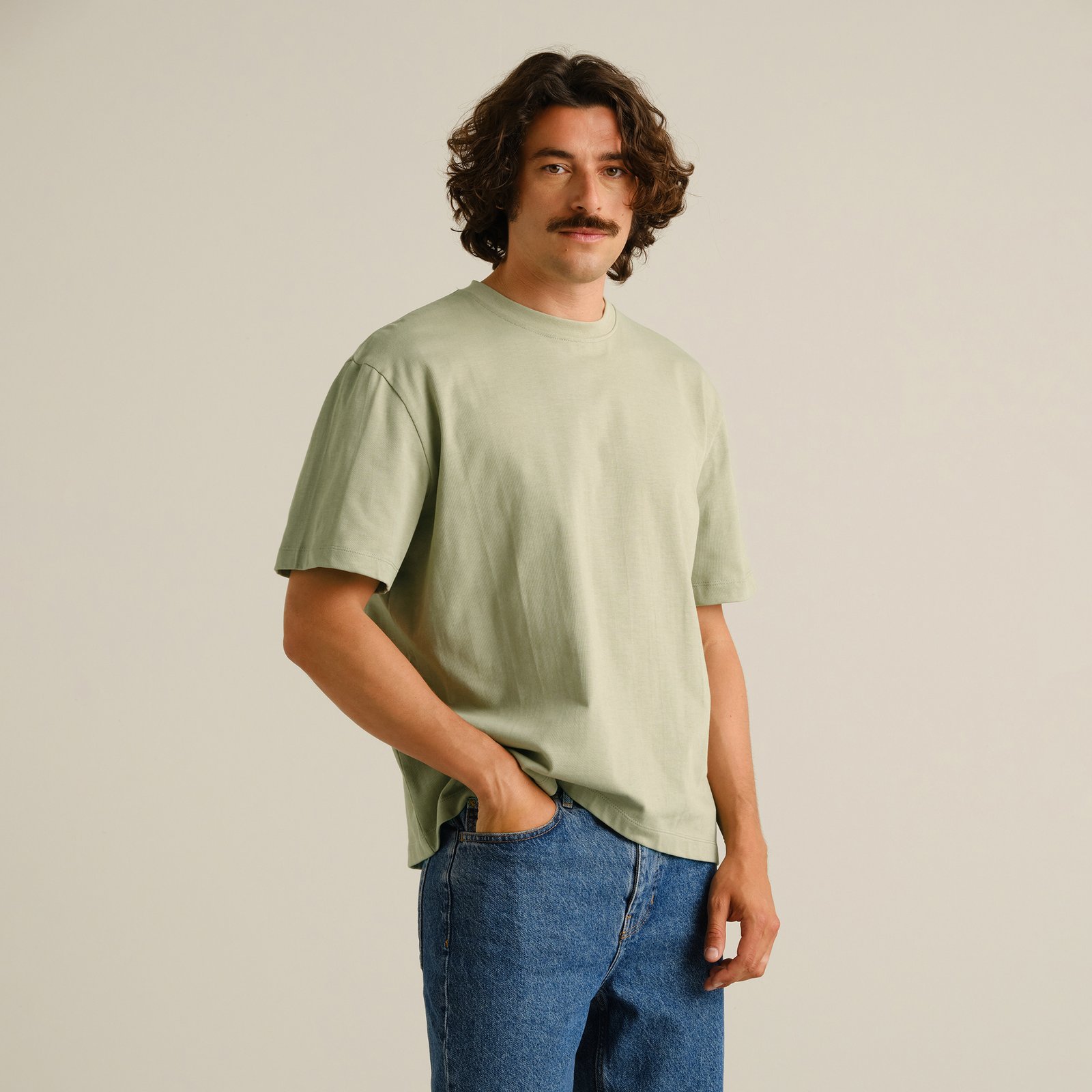 Oversized T-shirt Skanstull Iceberg Green