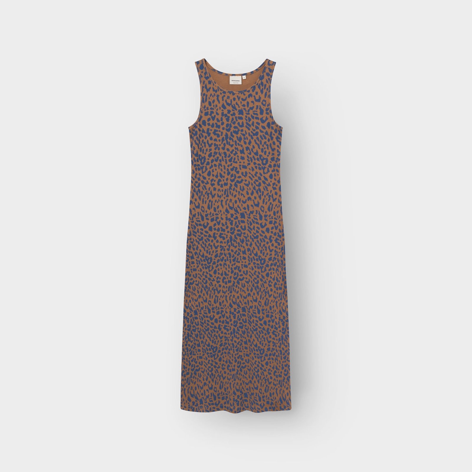 Rib Dress Motala Leopard Light Brown