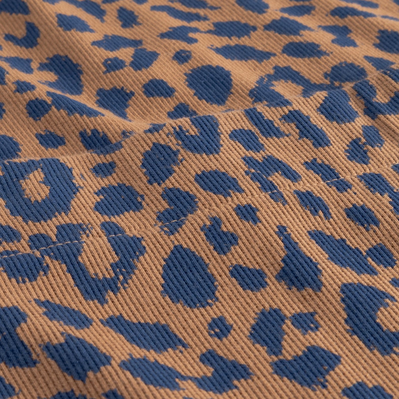 Rib Skirt Kvarnvik Leopard Light Brown