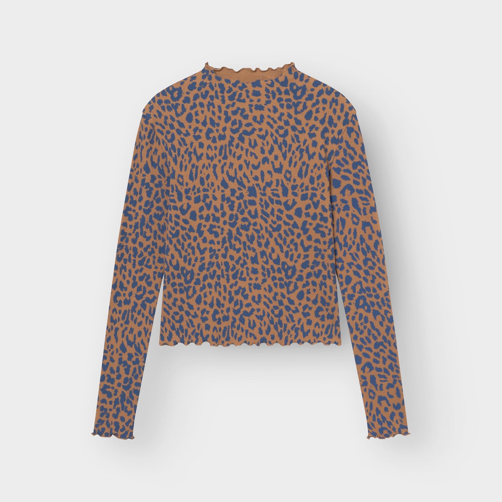 Rib Top Ryd Leopard Light Brown
