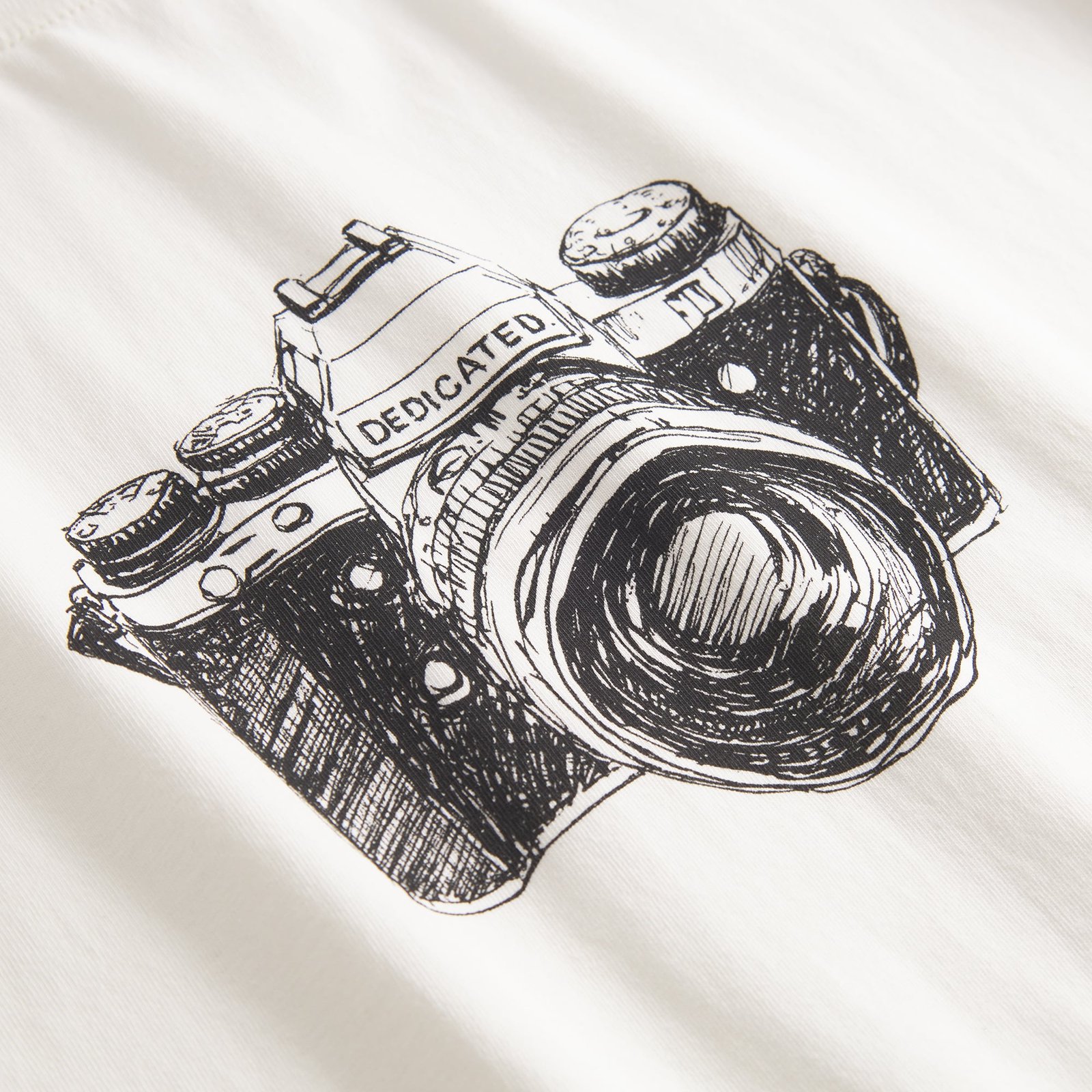 T-shirt Stockholm Analog Camera Off-White