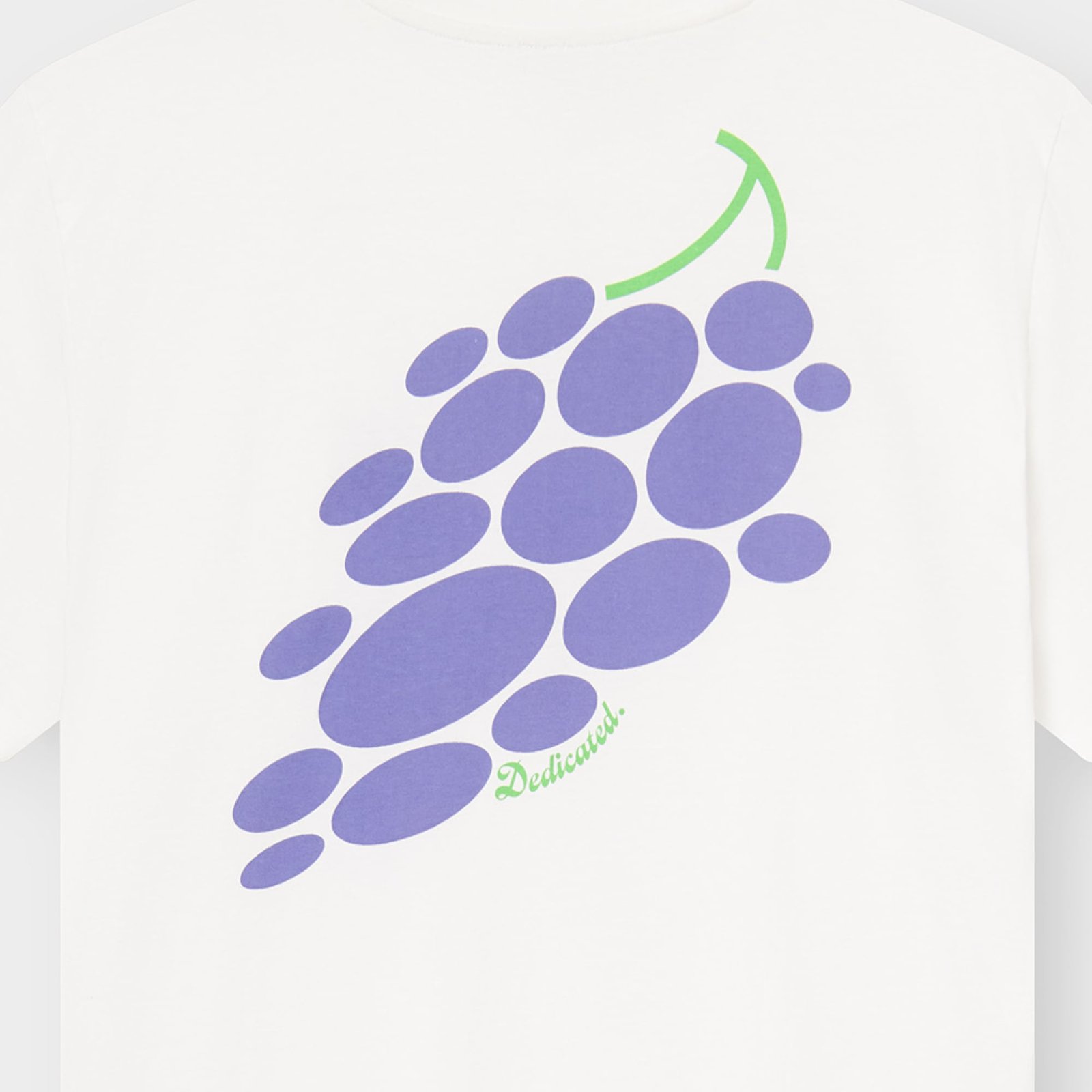T-shirt Stockholm Dedicated Grapes White
