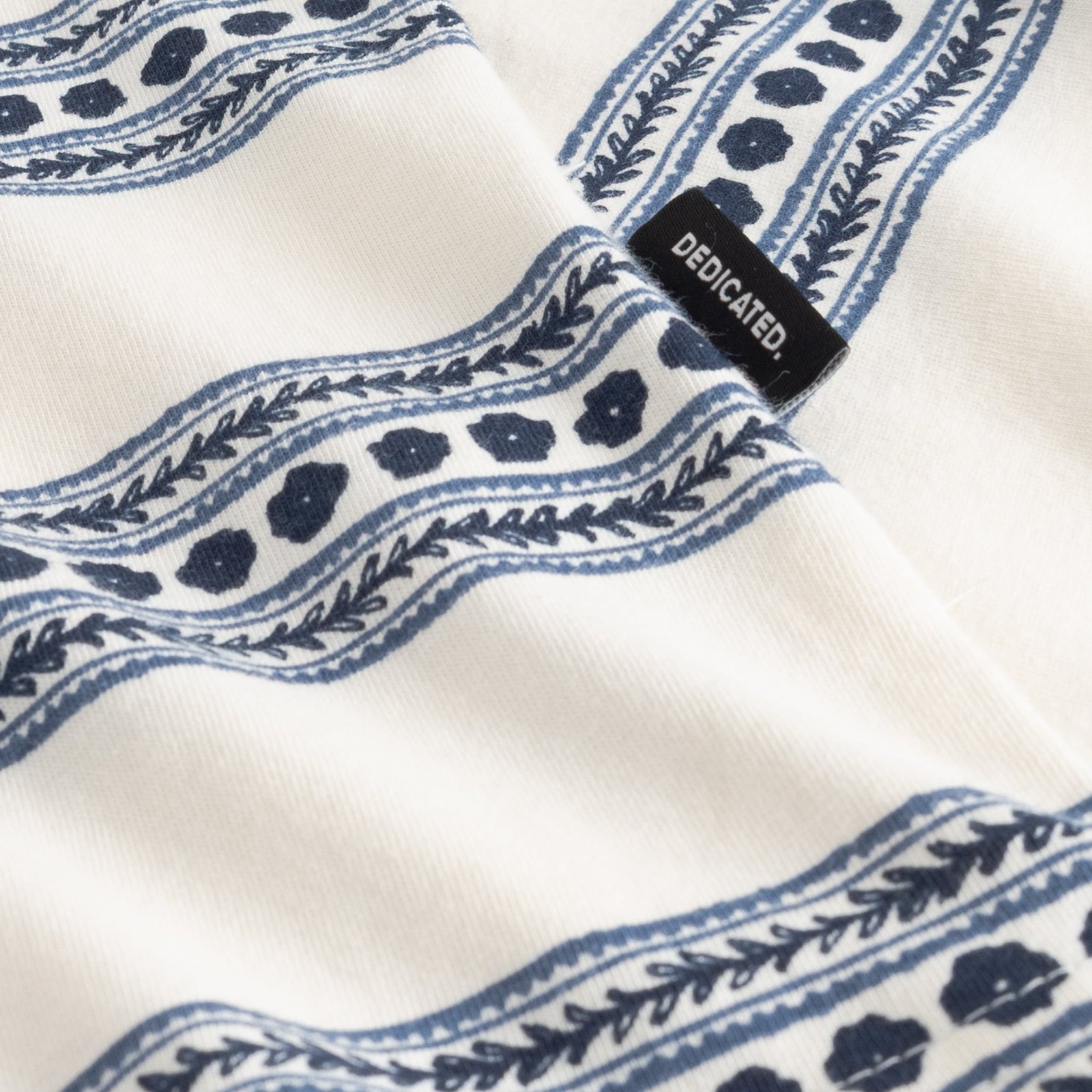 T-shirt Stockholm Floral Stripe Blue