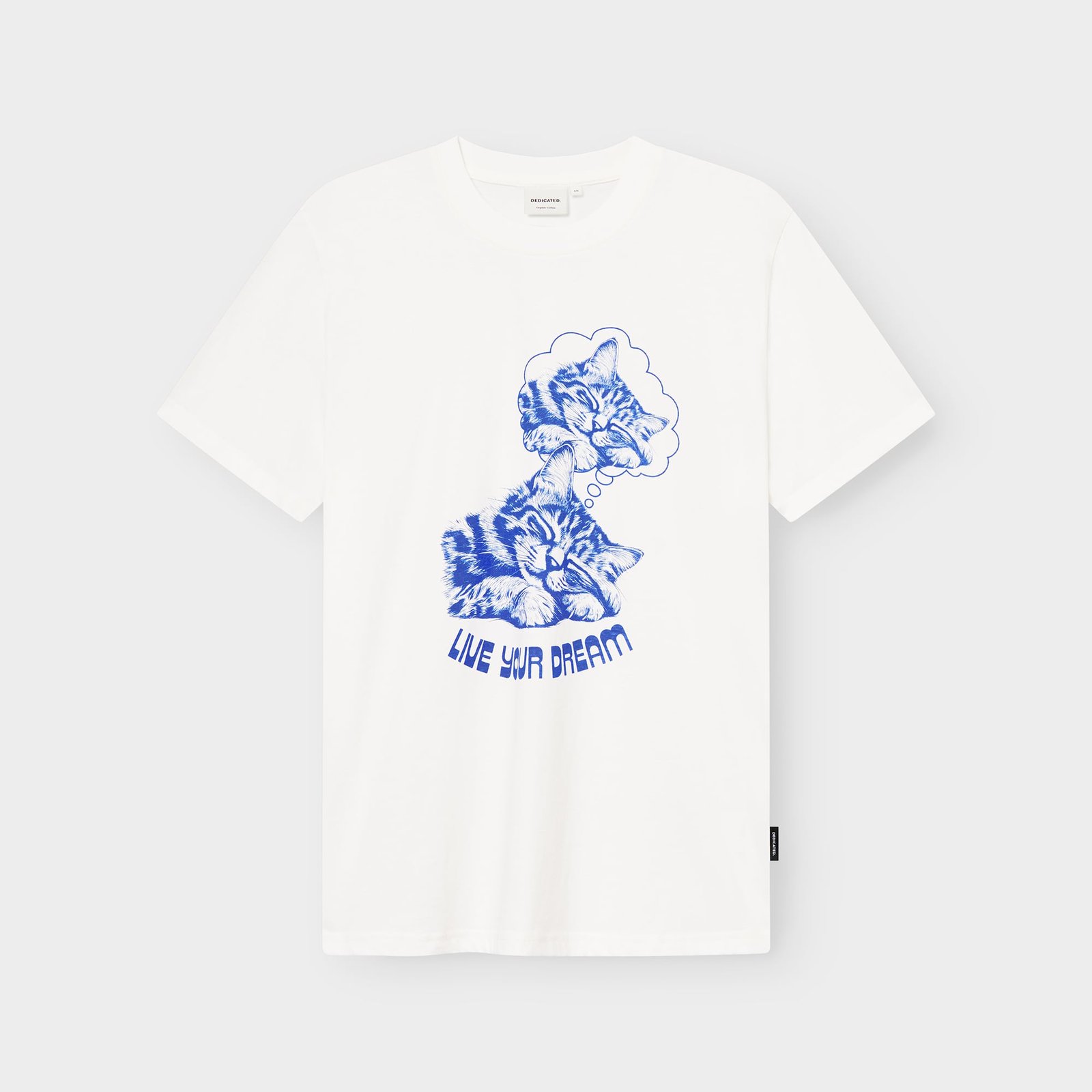T-shirt Stockholm Live Your Dream Off-White