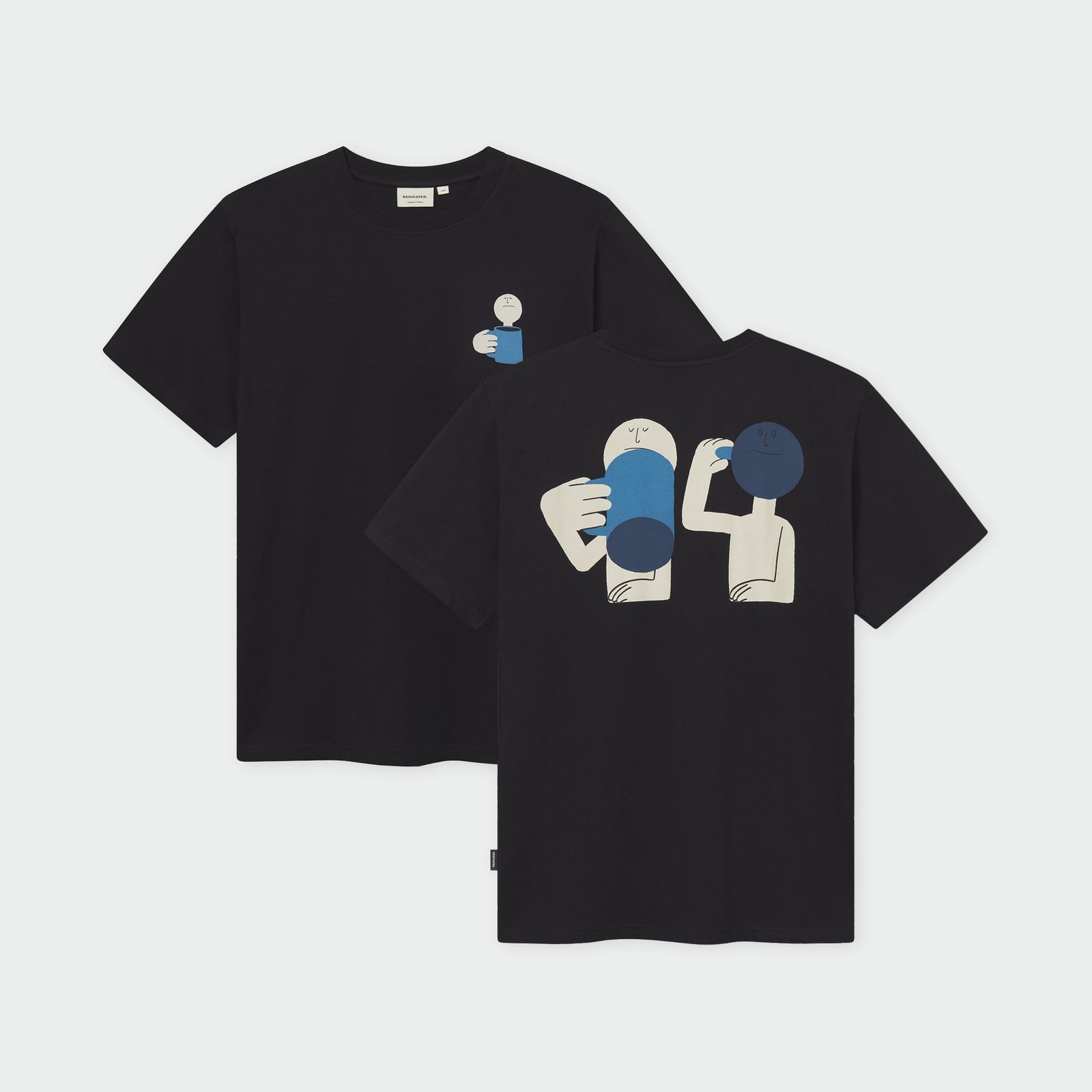 T-shirt Stockholm Smile Cup Black