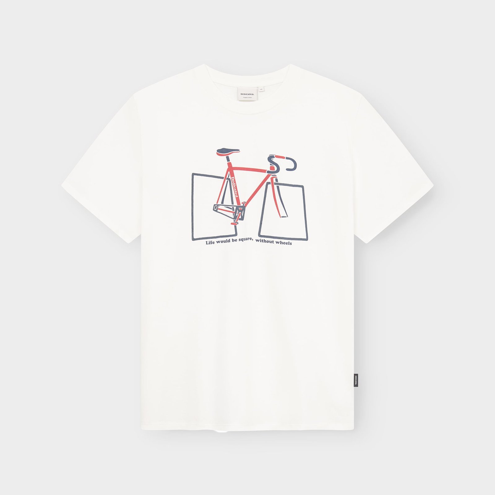 T-shirt Stockholm Square Wheels Off-White
