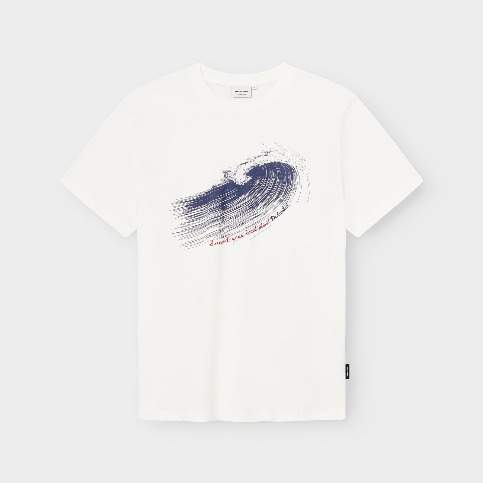 T-shirt Stockholm Support Line Wave Off-White