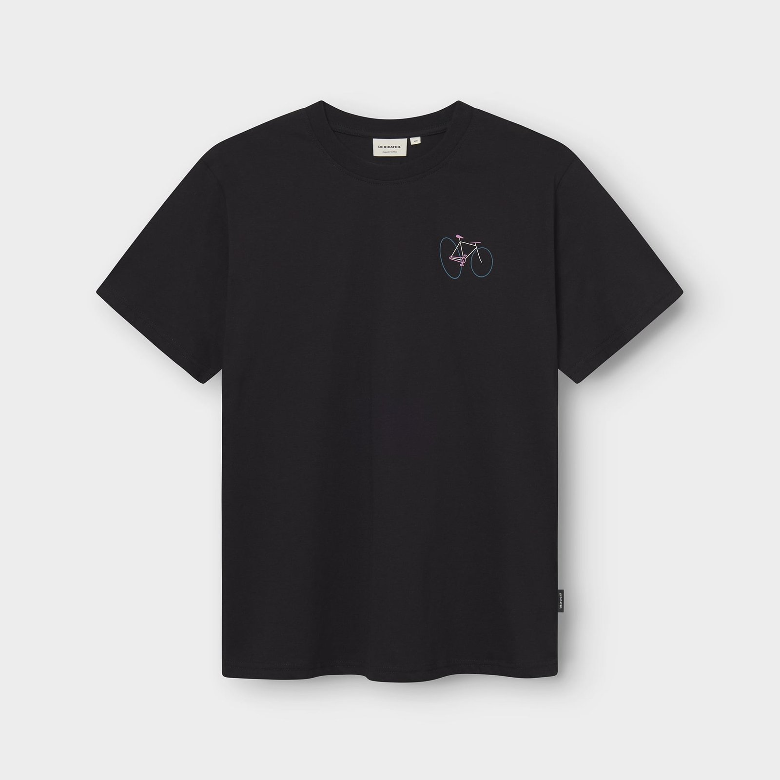 T-shirt Stockholm Wonky Bike Black