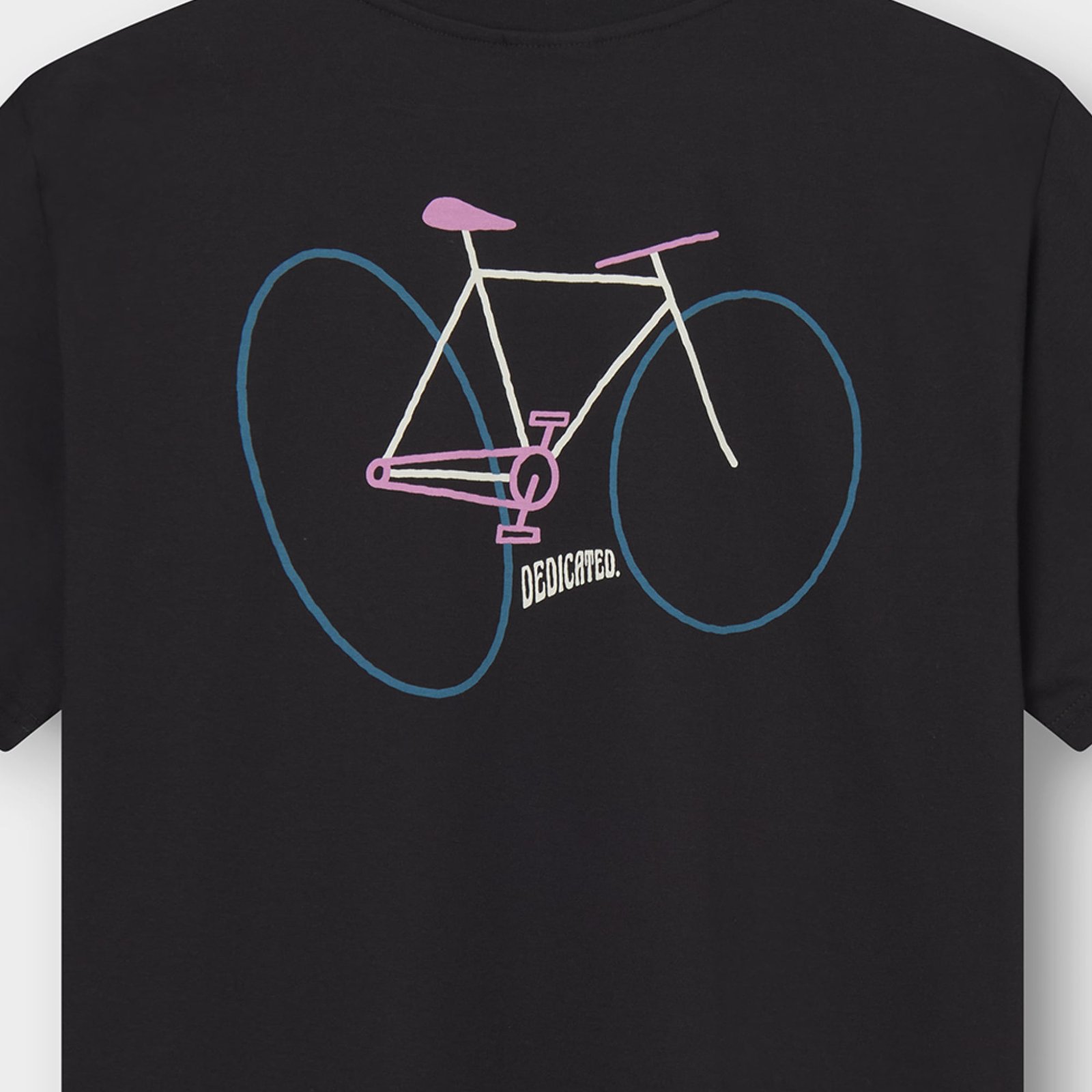T-shirt Stockholm Wonky Bike Black