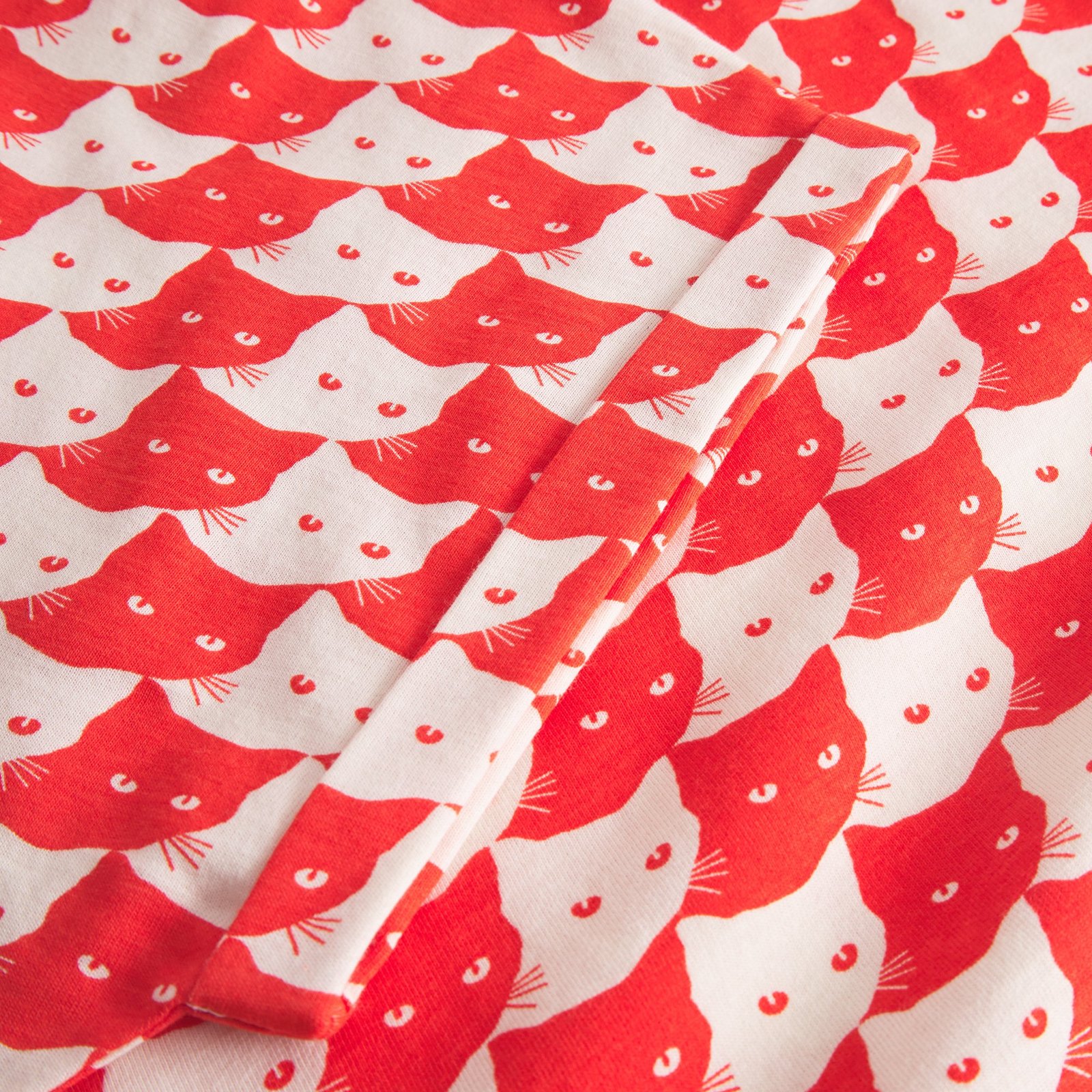 T-shirt Visby Pepita Cats Grenadine Red