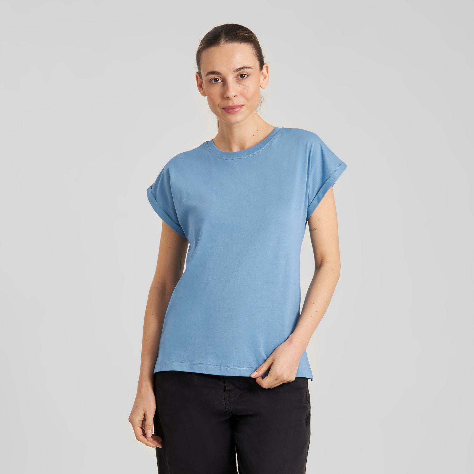 T-shirt Visby Base Niagara Blue
