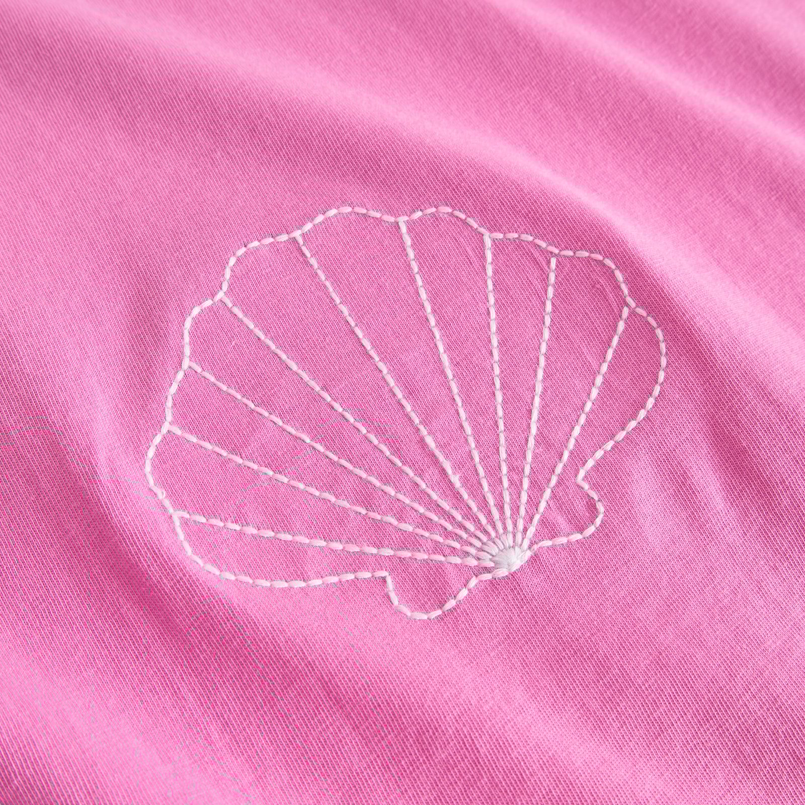 T-shirt Visby Sea Shells EMB Moonlite Pink