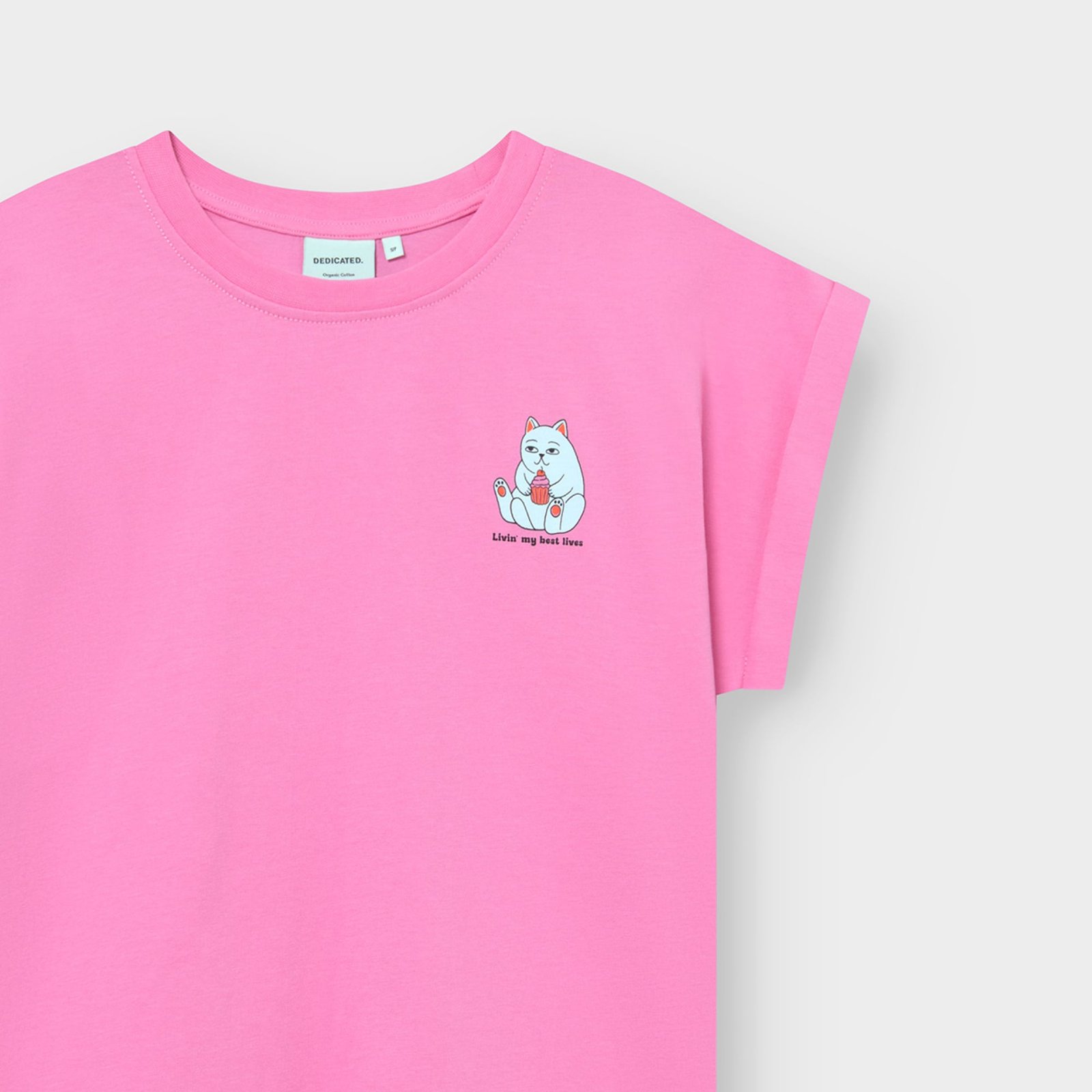 T-shirt Visby Best Lives Moonlite Pink