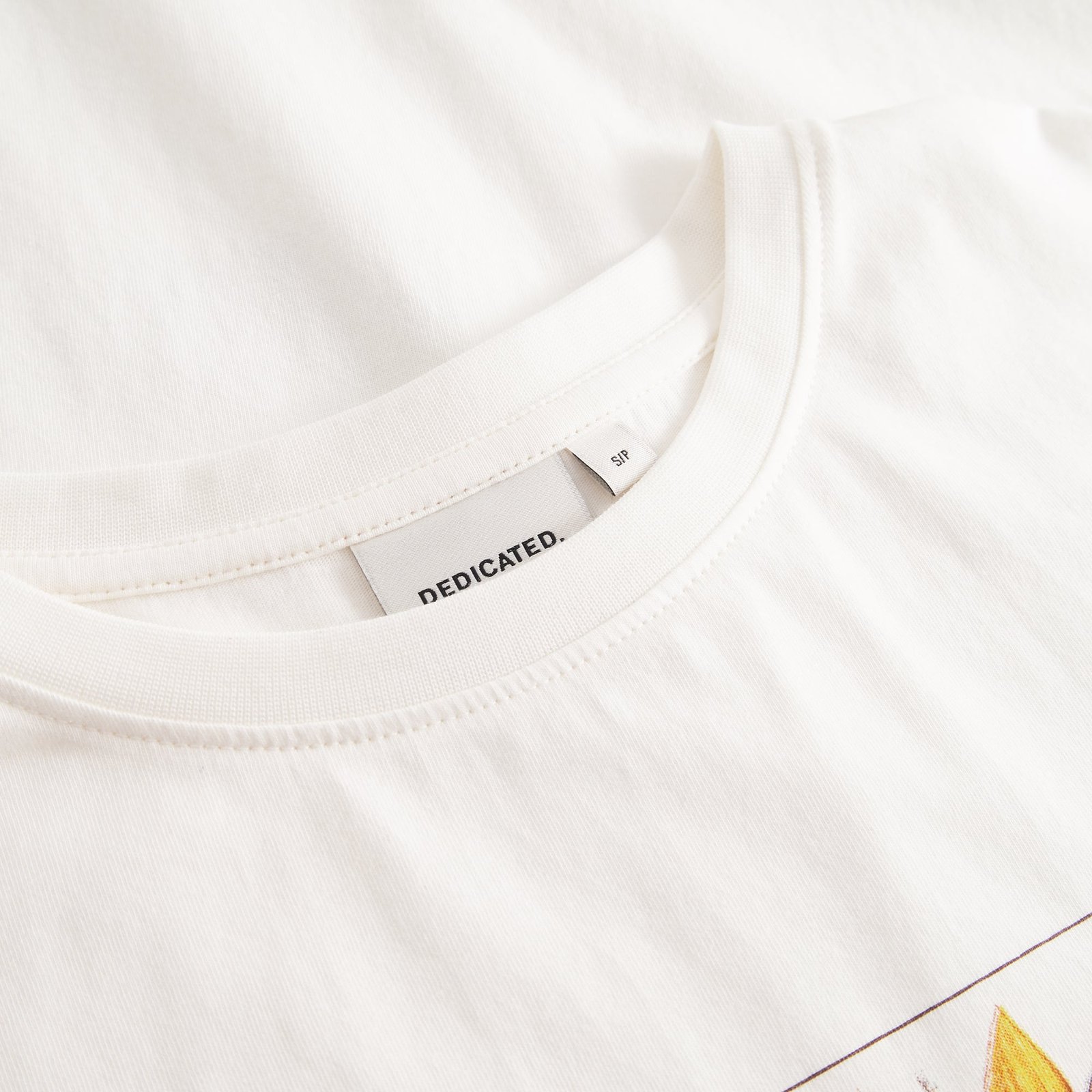 T-shirt Visby Printed Sunflowers Off-White