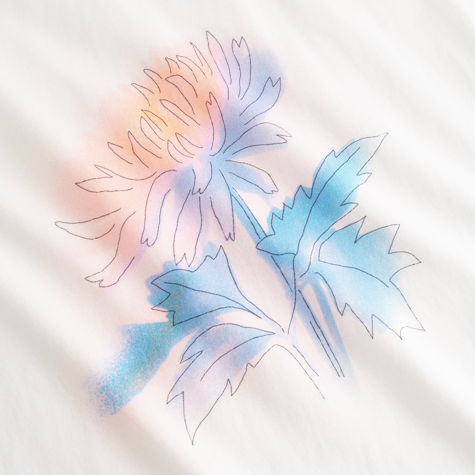 T-shirt Visby Flower Dream White