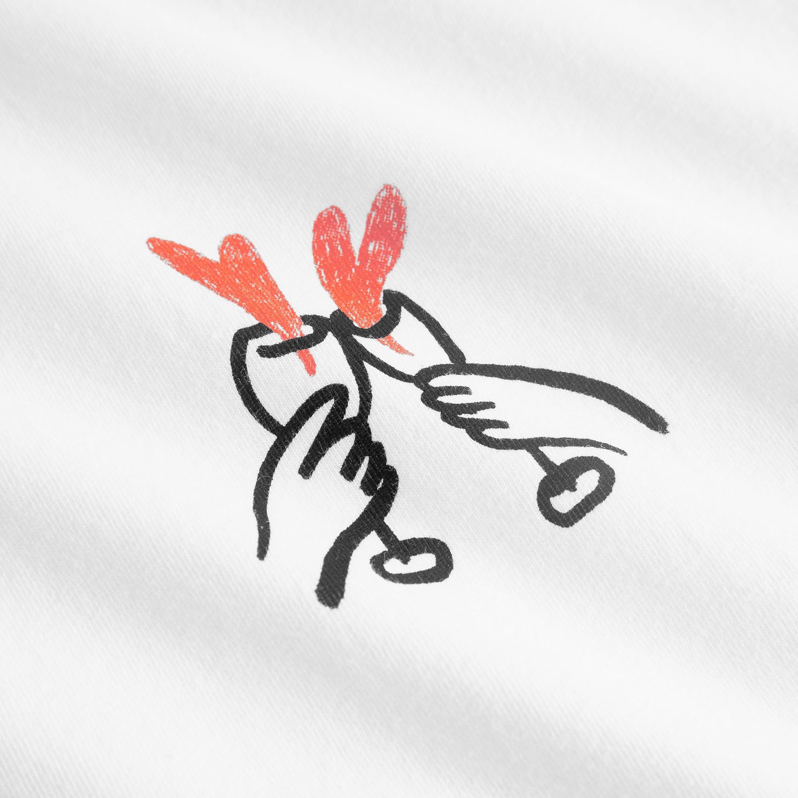 T-shirt Visby Heart Cheers White