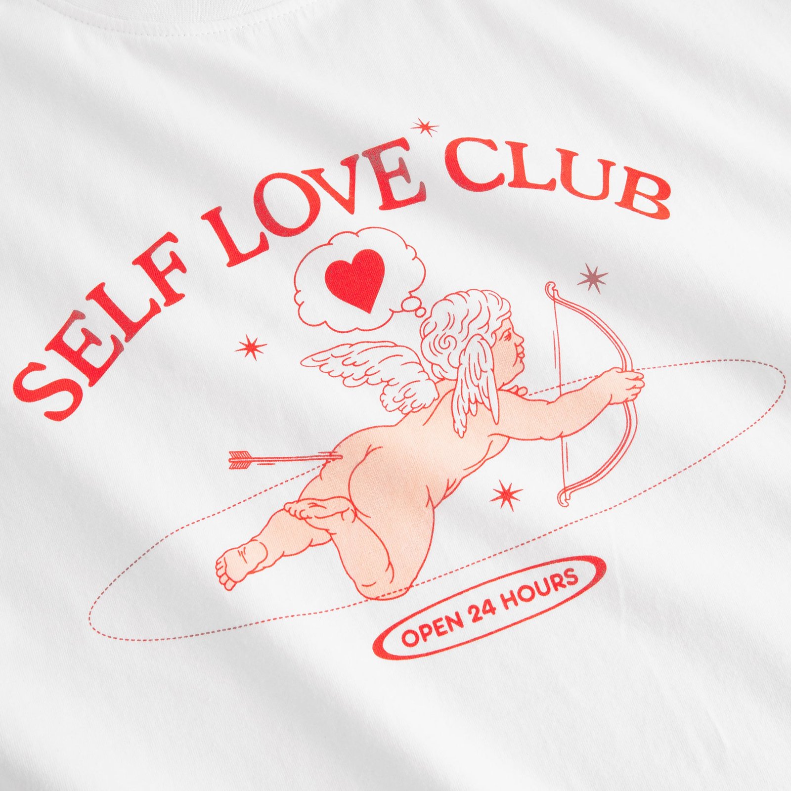 T-shirt Visby Self Love Club White