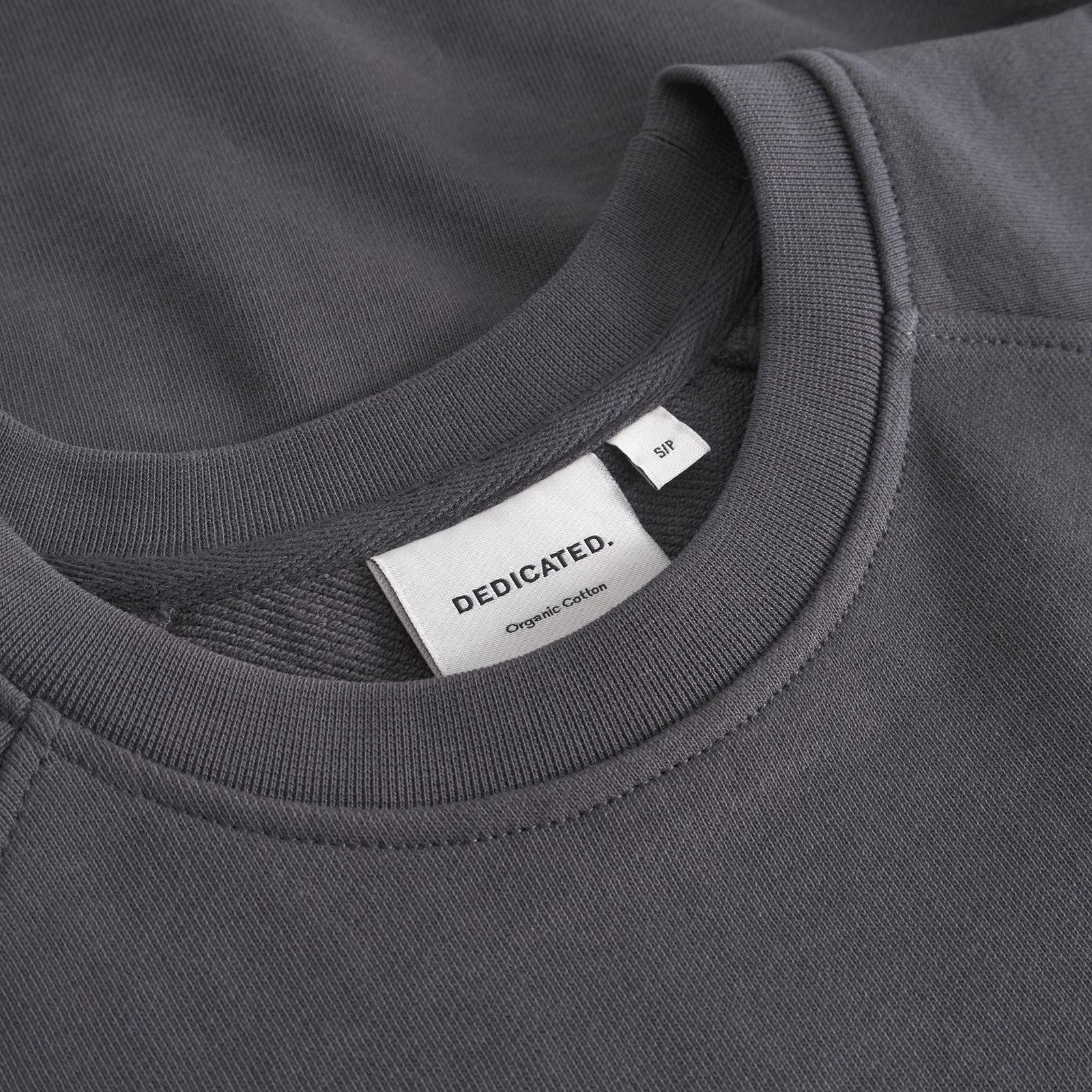 Sweatshirt Ystad Flower Cat Charcoal