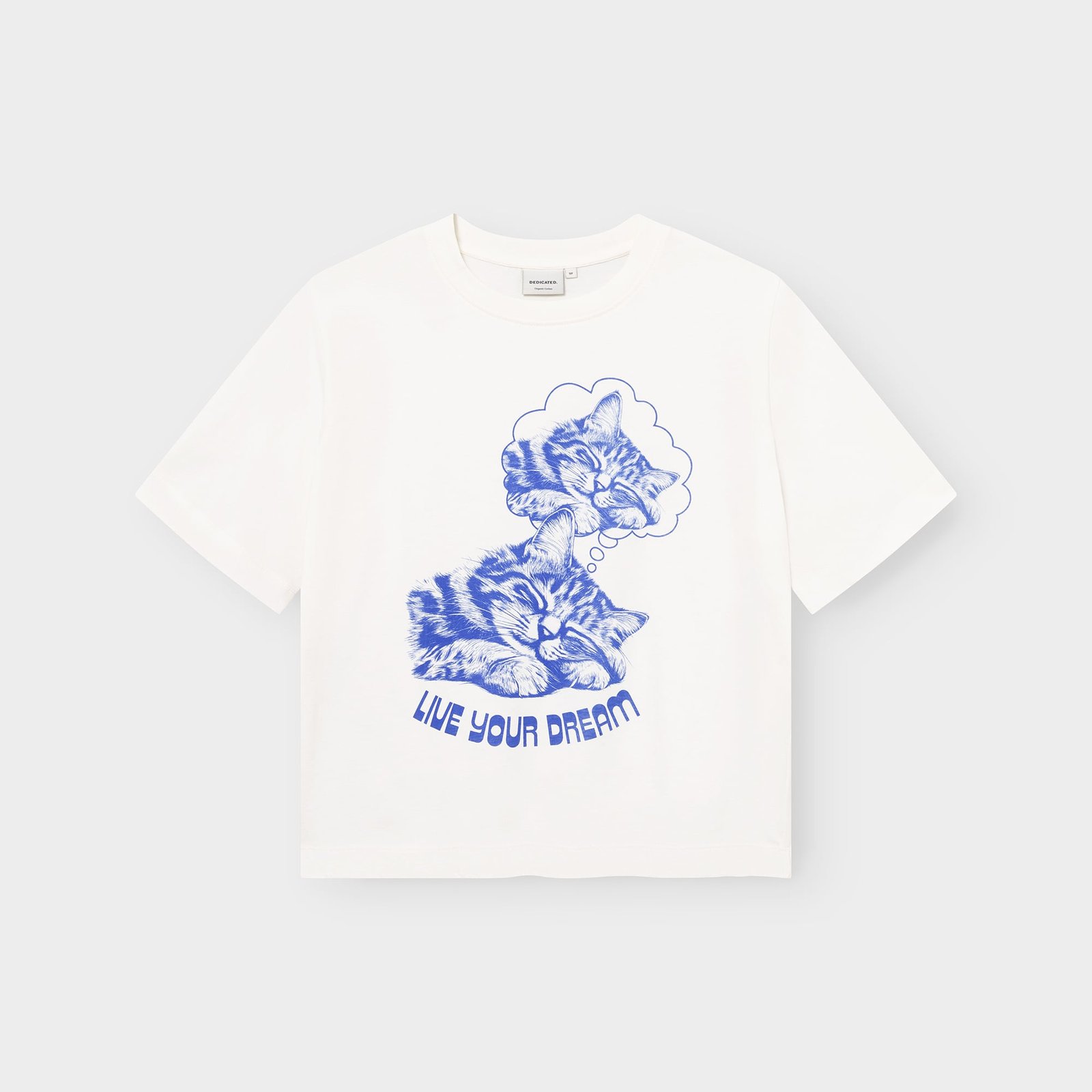 T-shirt Vadstena Live Your Dream Off-White