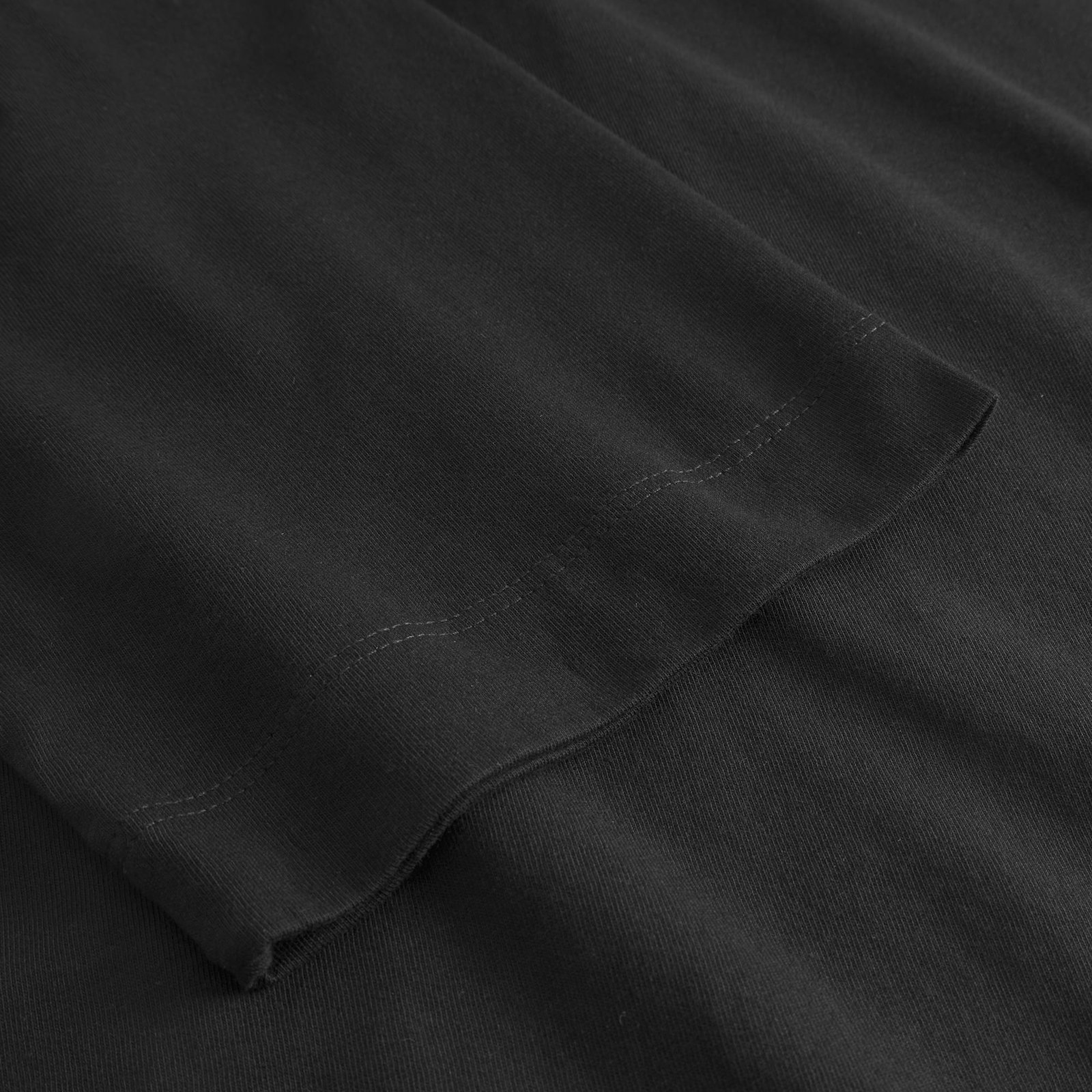 T-shirt Vadstena Femme Leaf EMB Black