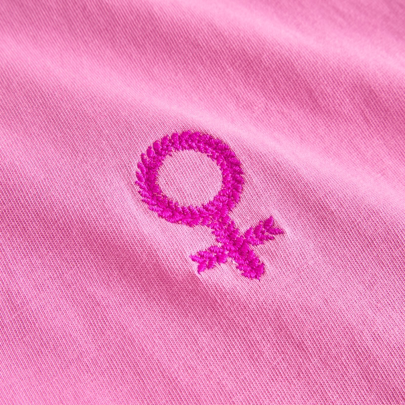 T-shirt Vadstena Femme Leaf EMB Moonlite Pink