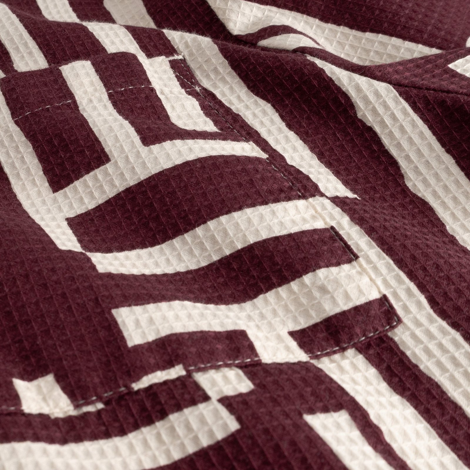 Shirt Marstrand Lines & Sticks Fig Red