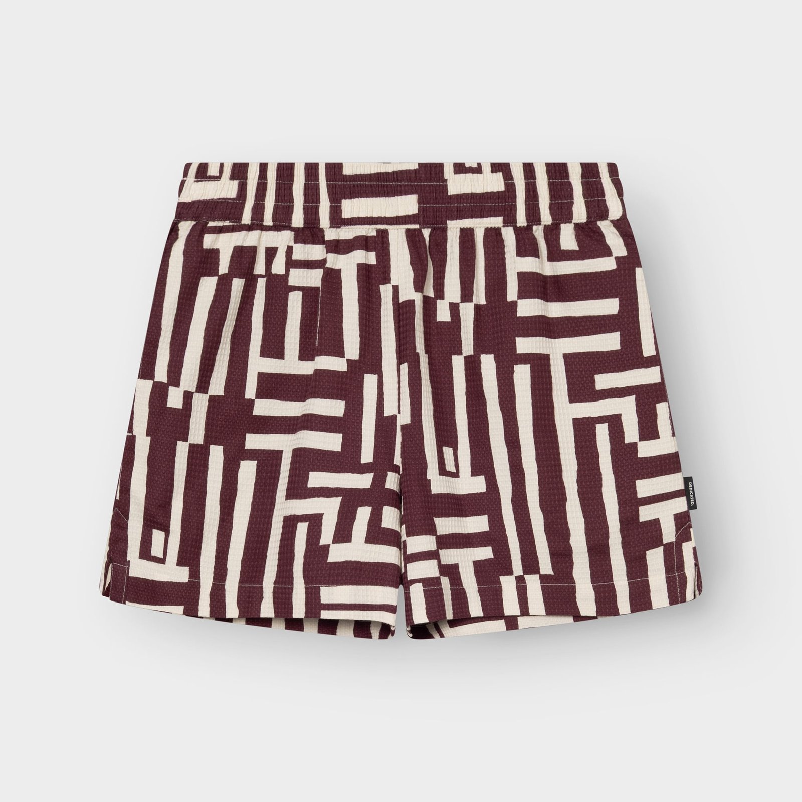 Shorts Aspudden Lines & Sticks Fig Red
