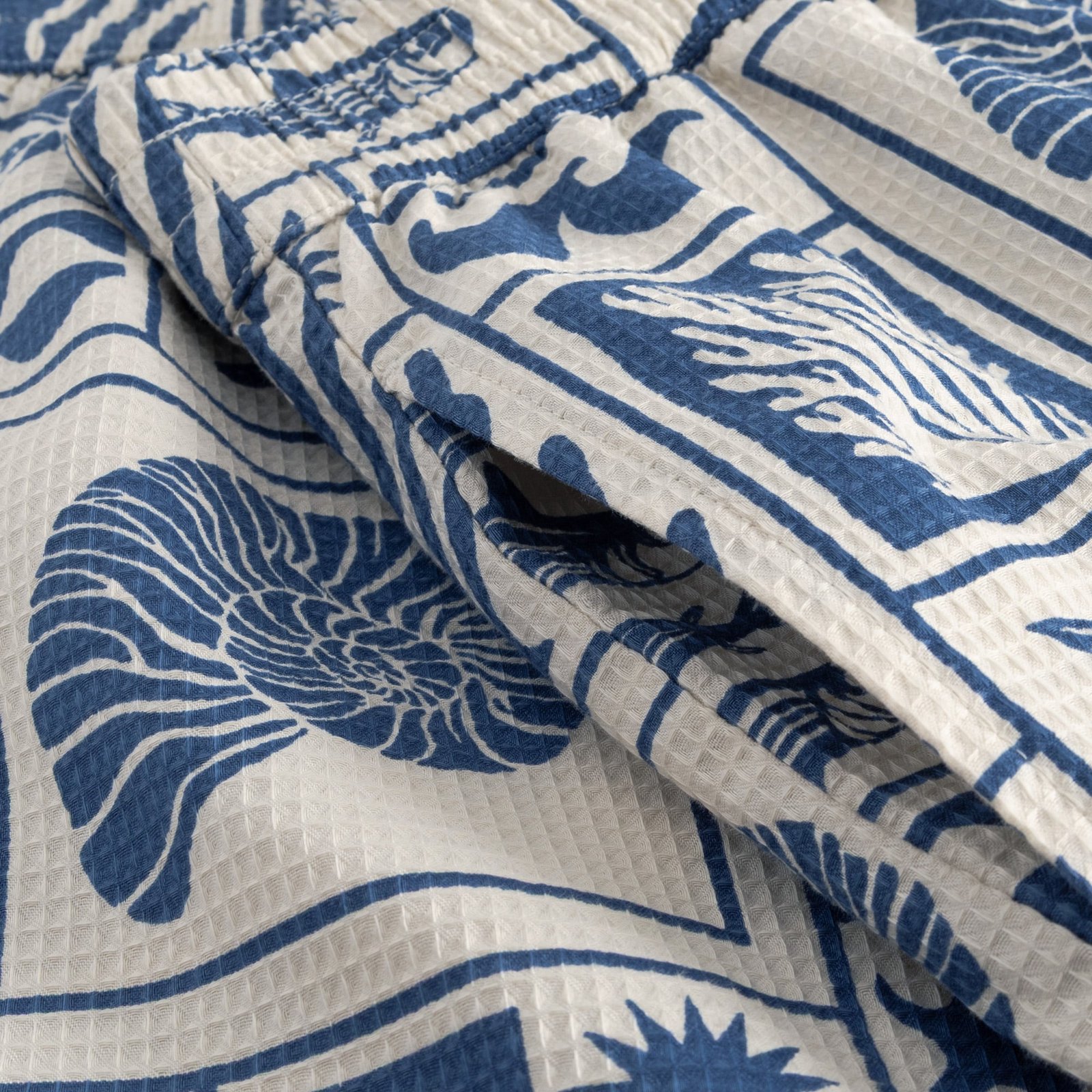 Shorts Aspudden Ocean Squares Oat White