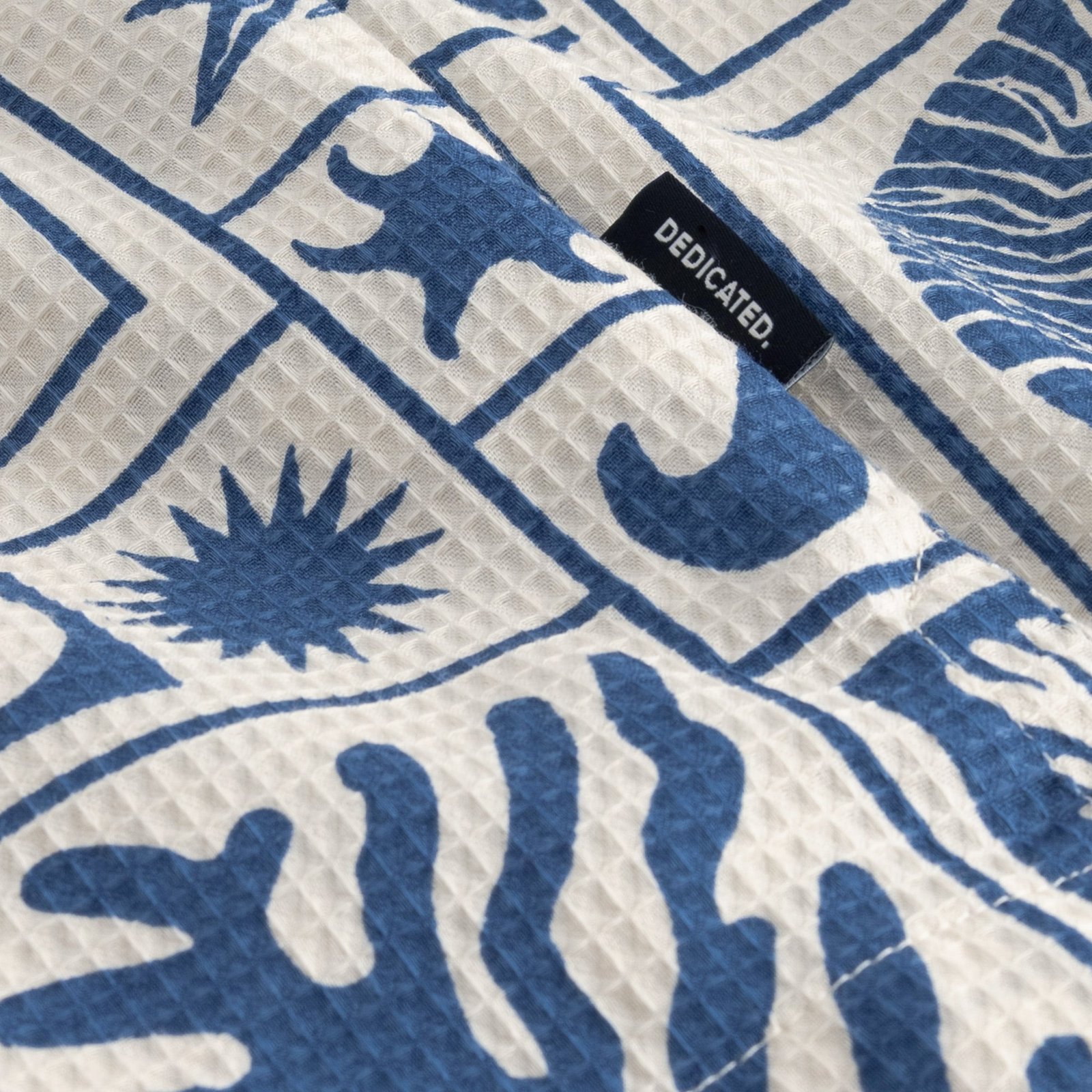 Shorts Aspudden Ocean Squares Oat White