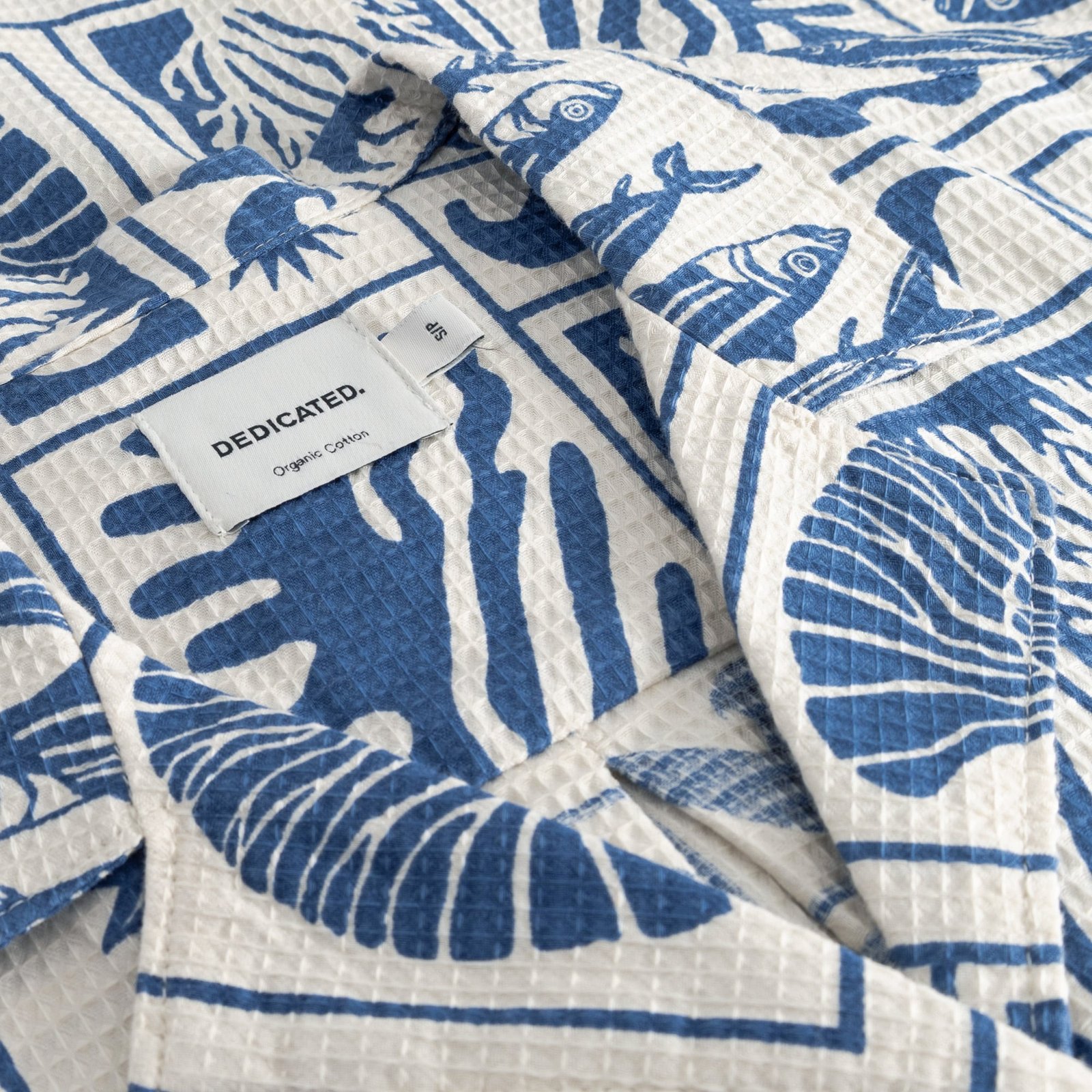 Shirt Torup Ocean Squares Oat White