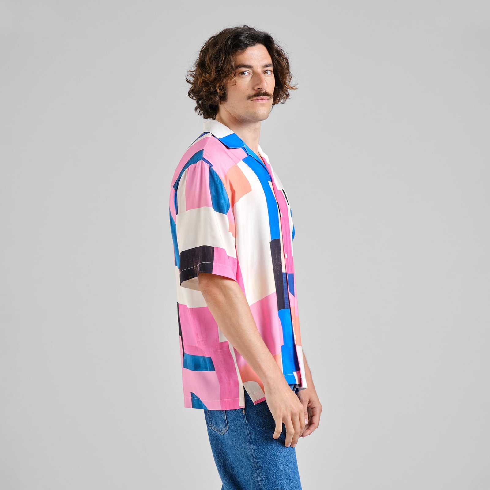 Shirt Marstrand Abstract Block Multi Color