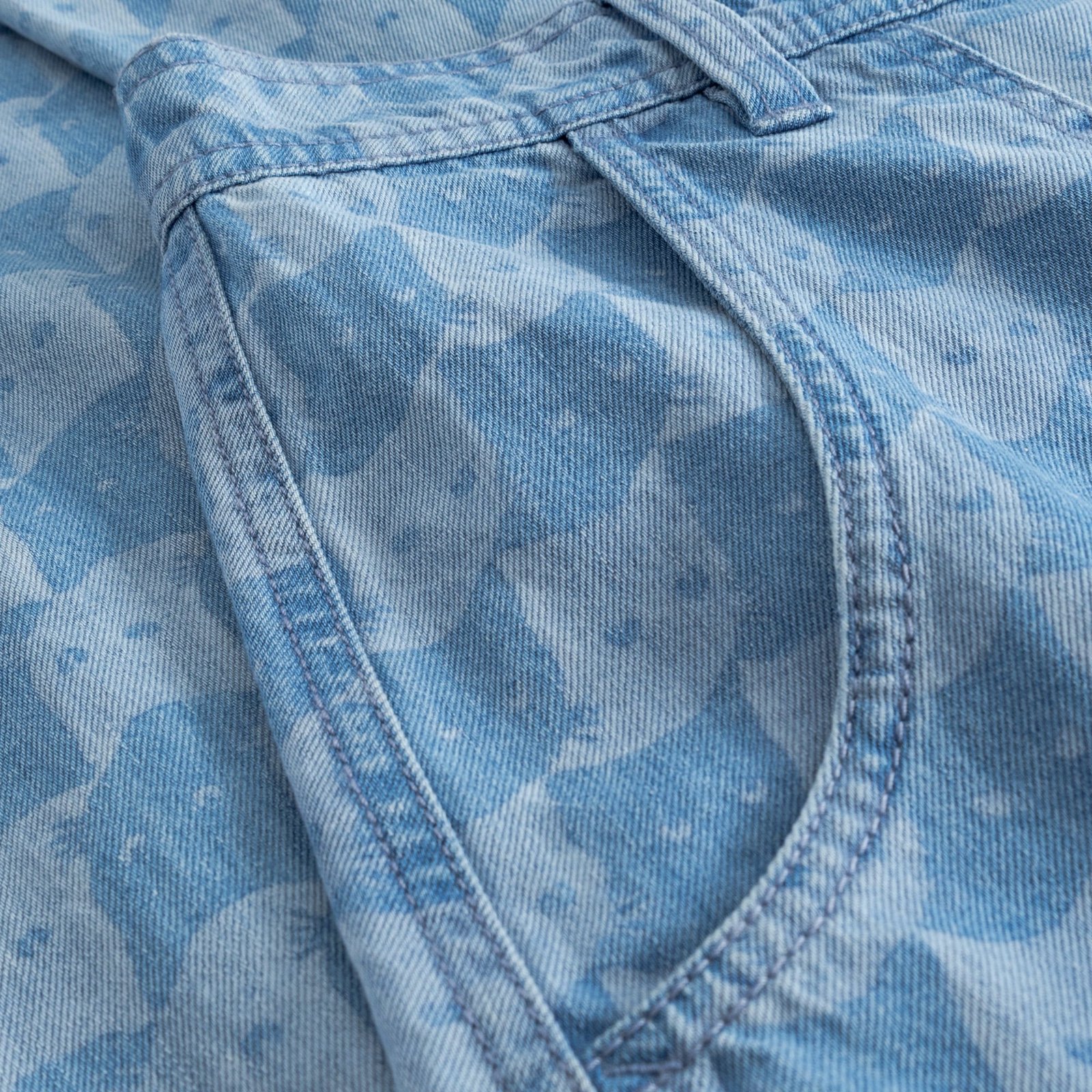 Workwear Pants Vara Denim Pepita Cats Light Blue