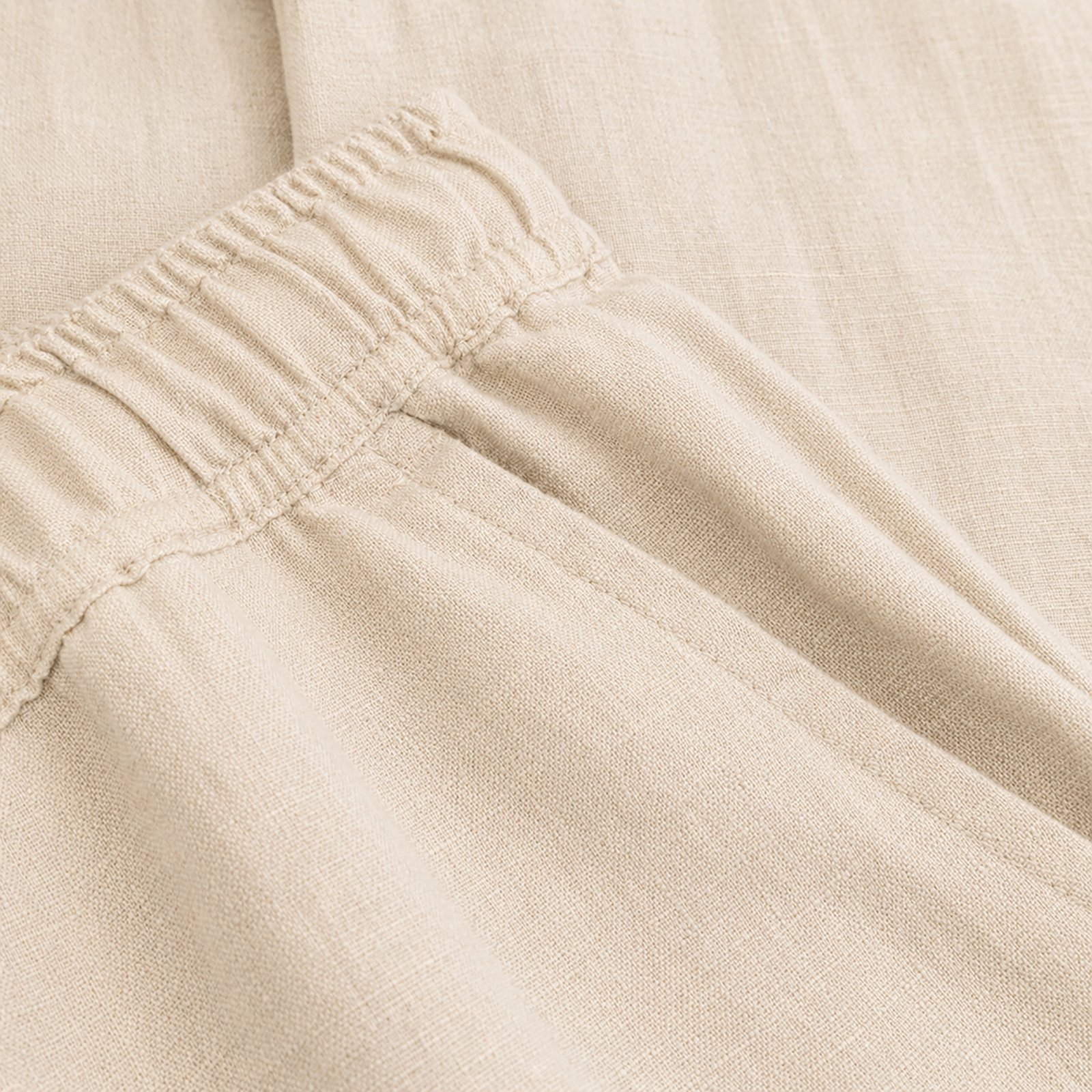 Pants Borrby Linen Ecru
