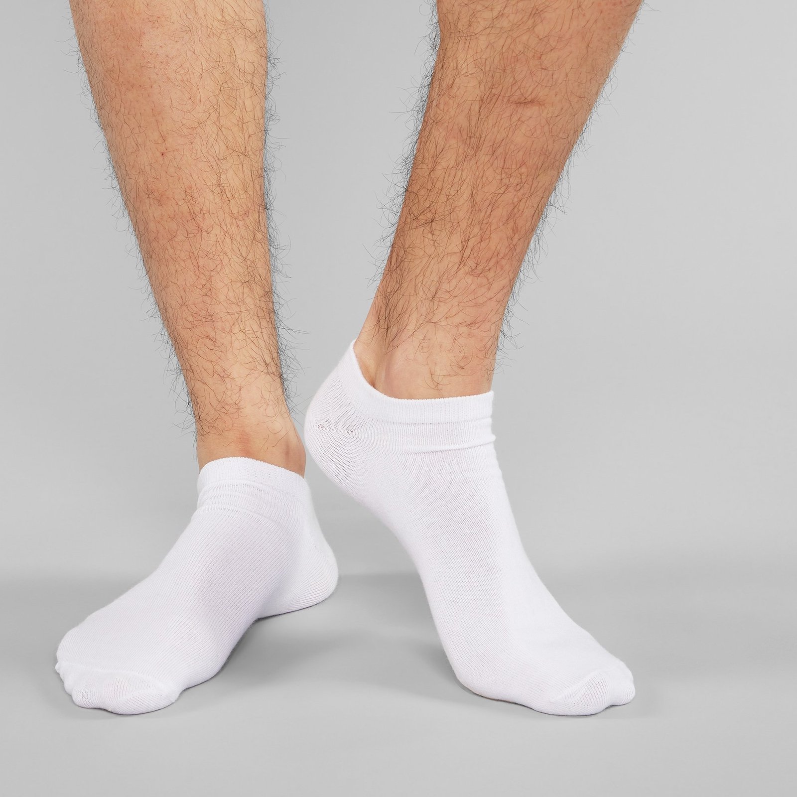 Low Socks Tibble White 6-pack