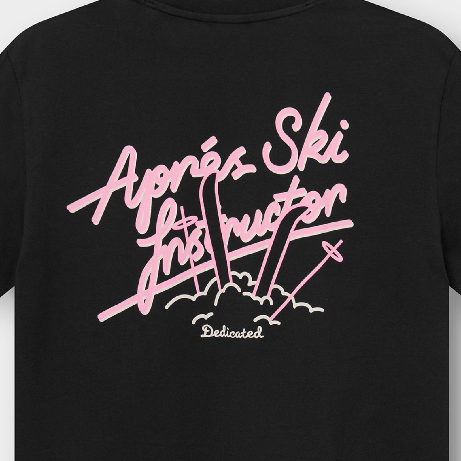 T-shirt Stockholm Apres Ski Instructor Black